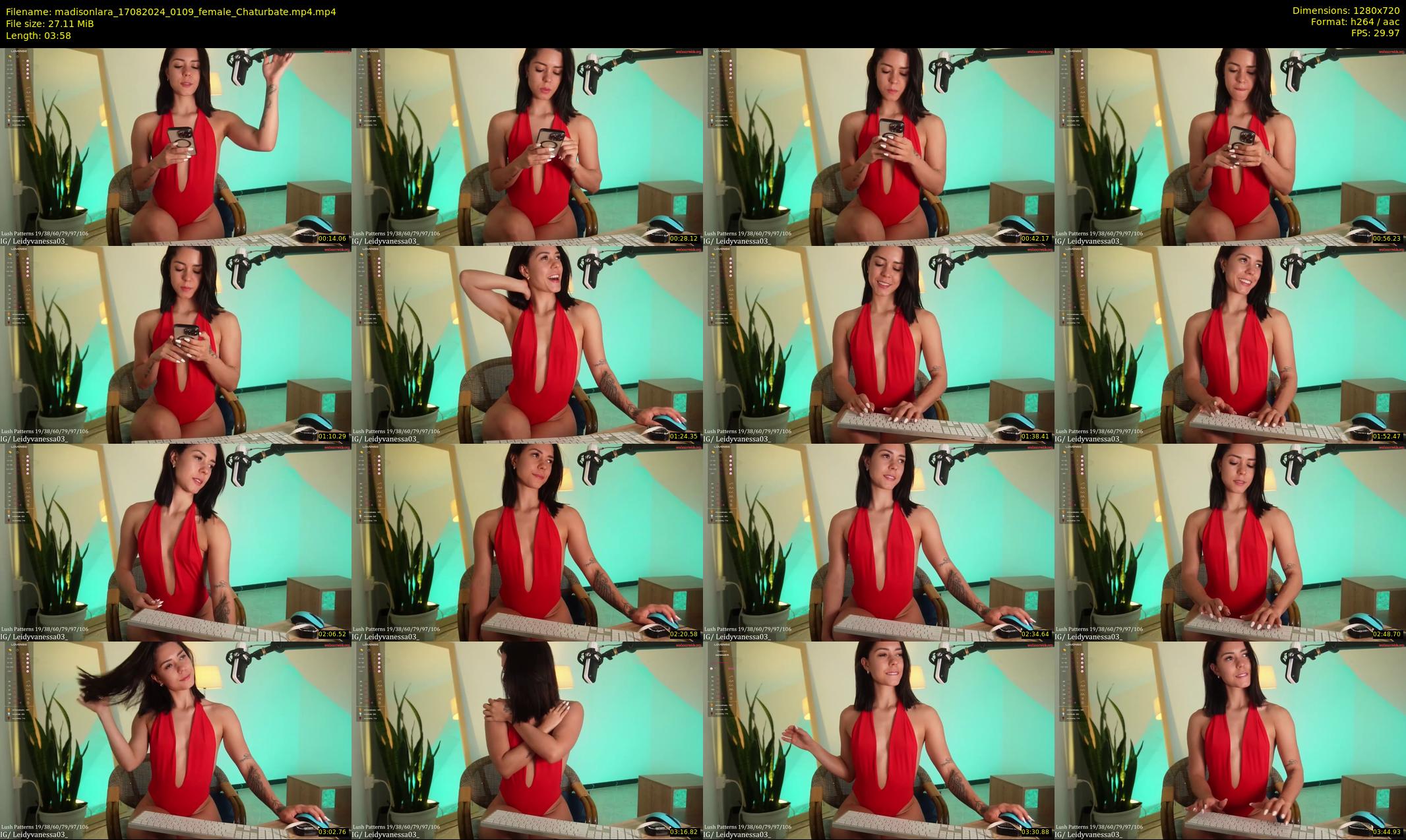 madisonlara — 4 minute Chaturbate female cam show recording, 720p, Aug 17, 2024
