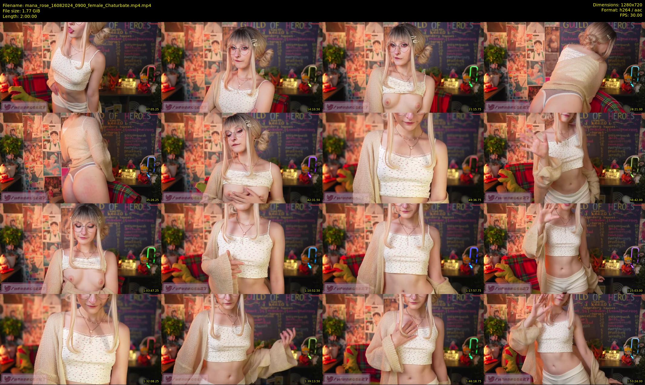 mana_rose — 120 minute Chaturbate female cam show recording, 720p, Aug 16, 2024