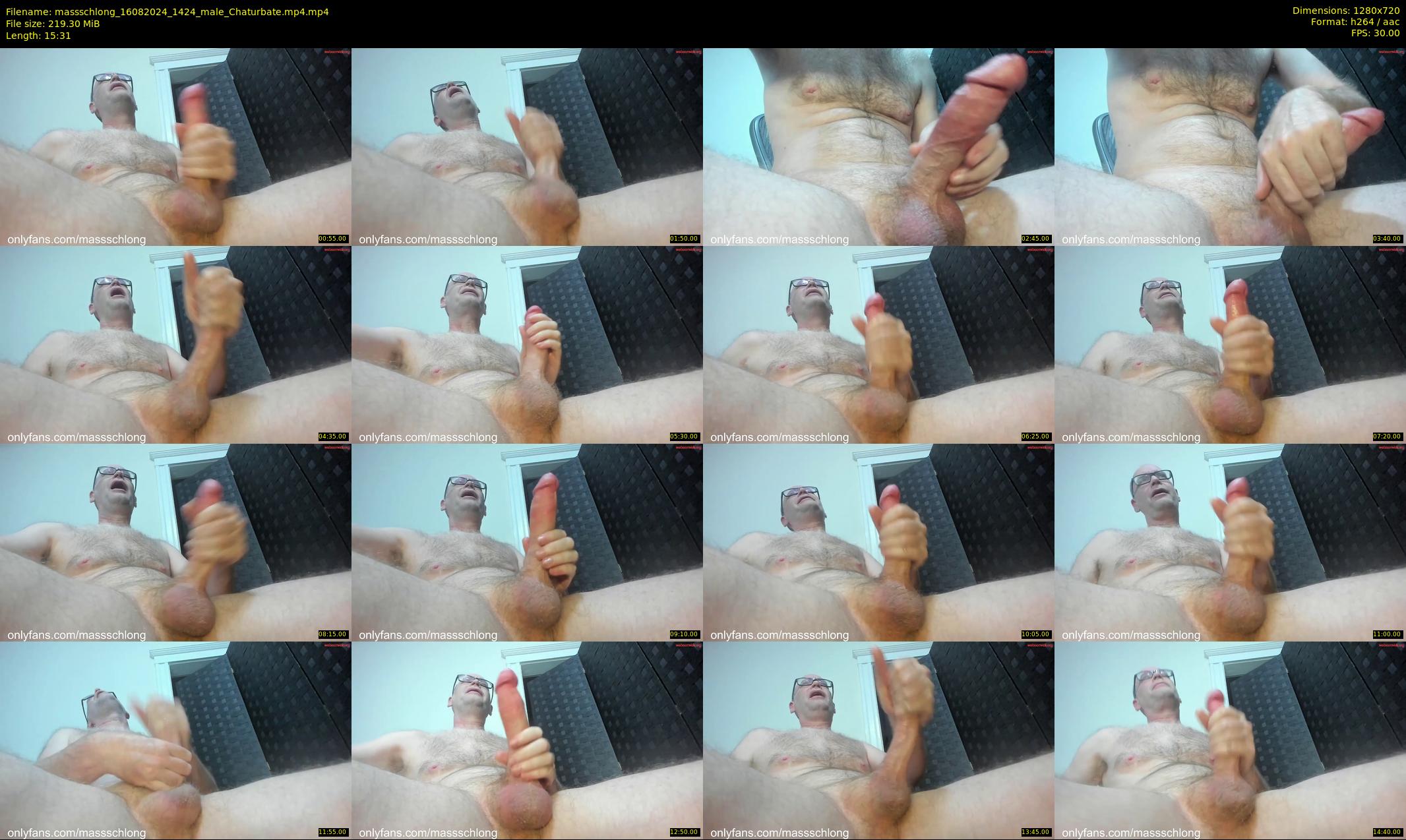 massschlong — 16 minute Chaturbate male cam show recording, 720p, Aug 16, 2024