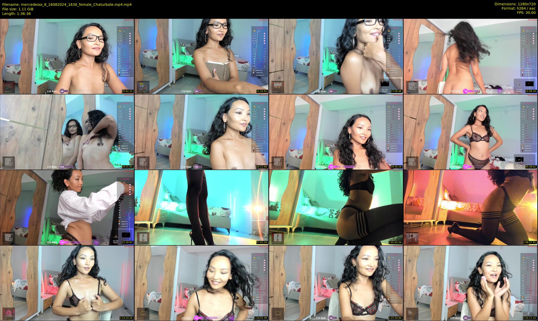 mercedesss_8 — 97 minute Chaturbate female cam show recording, 720p, Aug 16, 2024