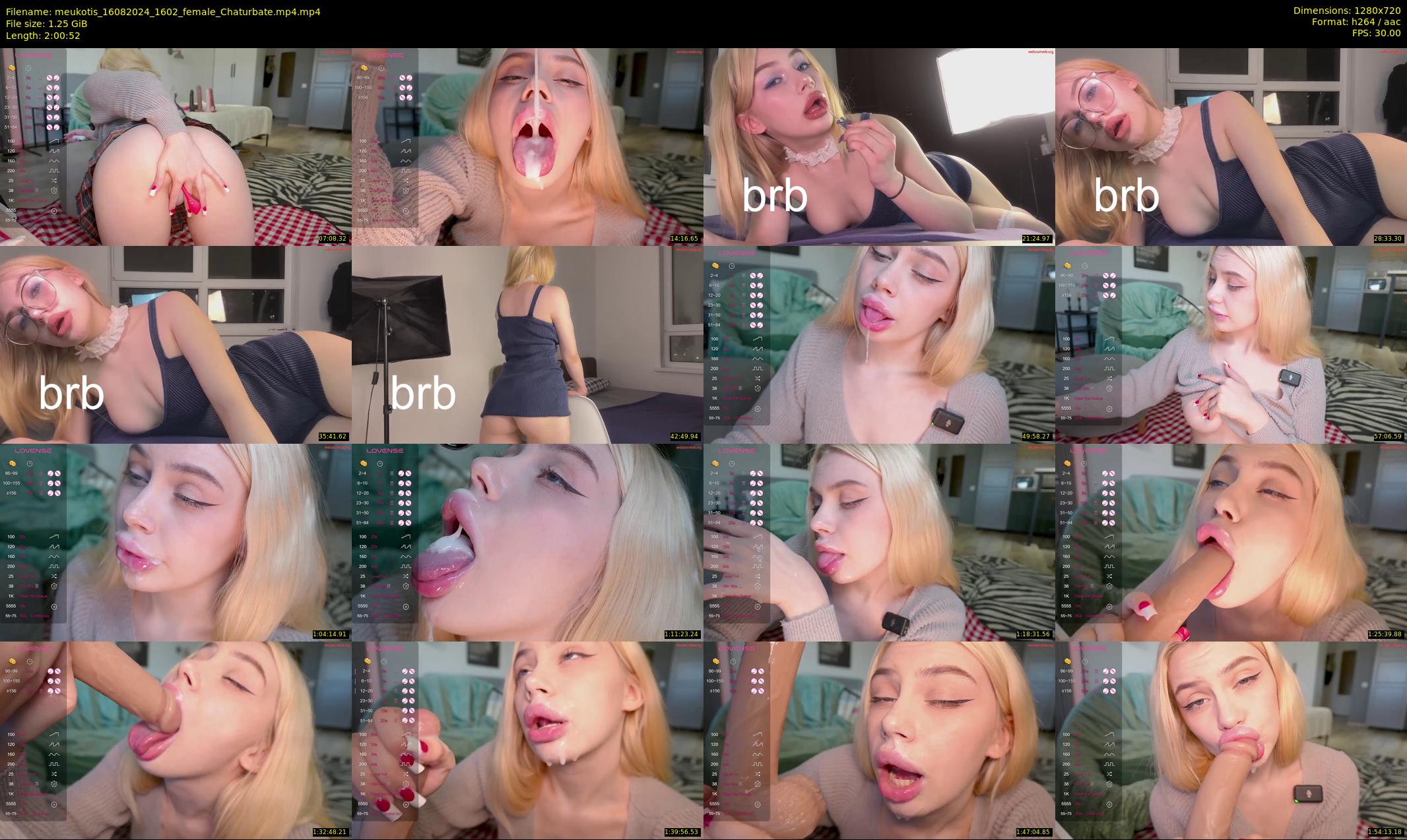 meukotis — 121 minute Chaturbate female cam show recording, 720p, Aug 16, 2024