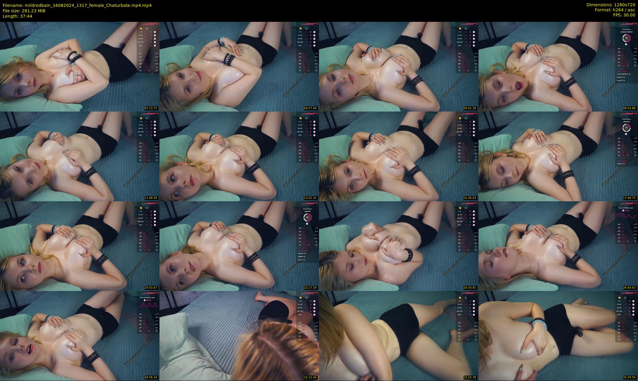 mildredbain — 38 minute Chaturbate female cam show recording, 720p, Aug 16, 2024
