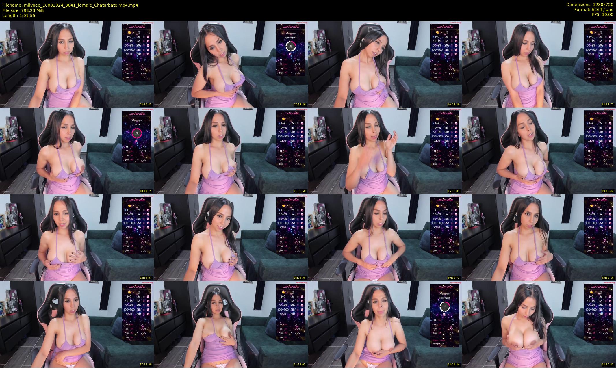 milynee — 62 minute Chaturbate female cam show recording, 720p, Aug 16, 2024
