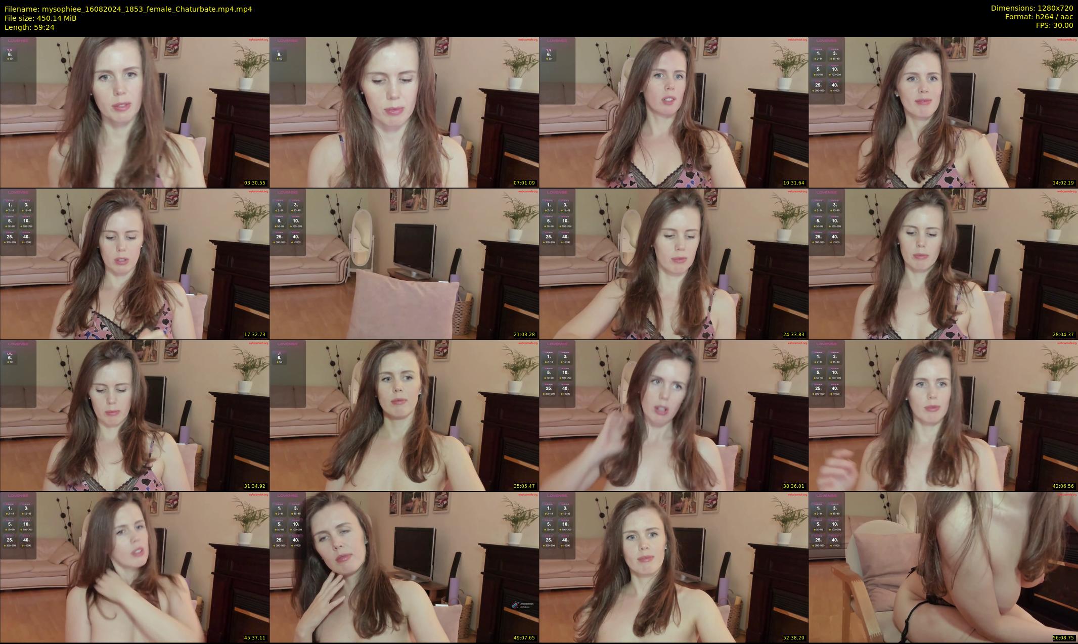 mysophiee — 60 minute Chaturbate female cam show recording, 720p, Aug 16, 2024