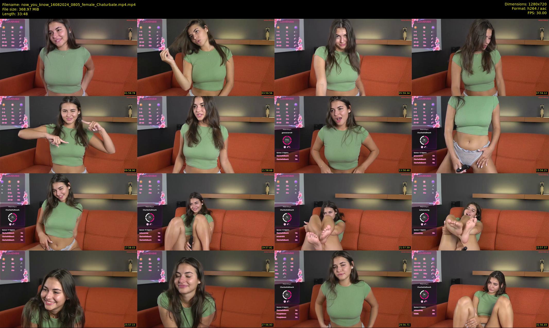 now_you_know — 34 minute Chaturbate female cam show recording, 720p, Aug 16, 2024