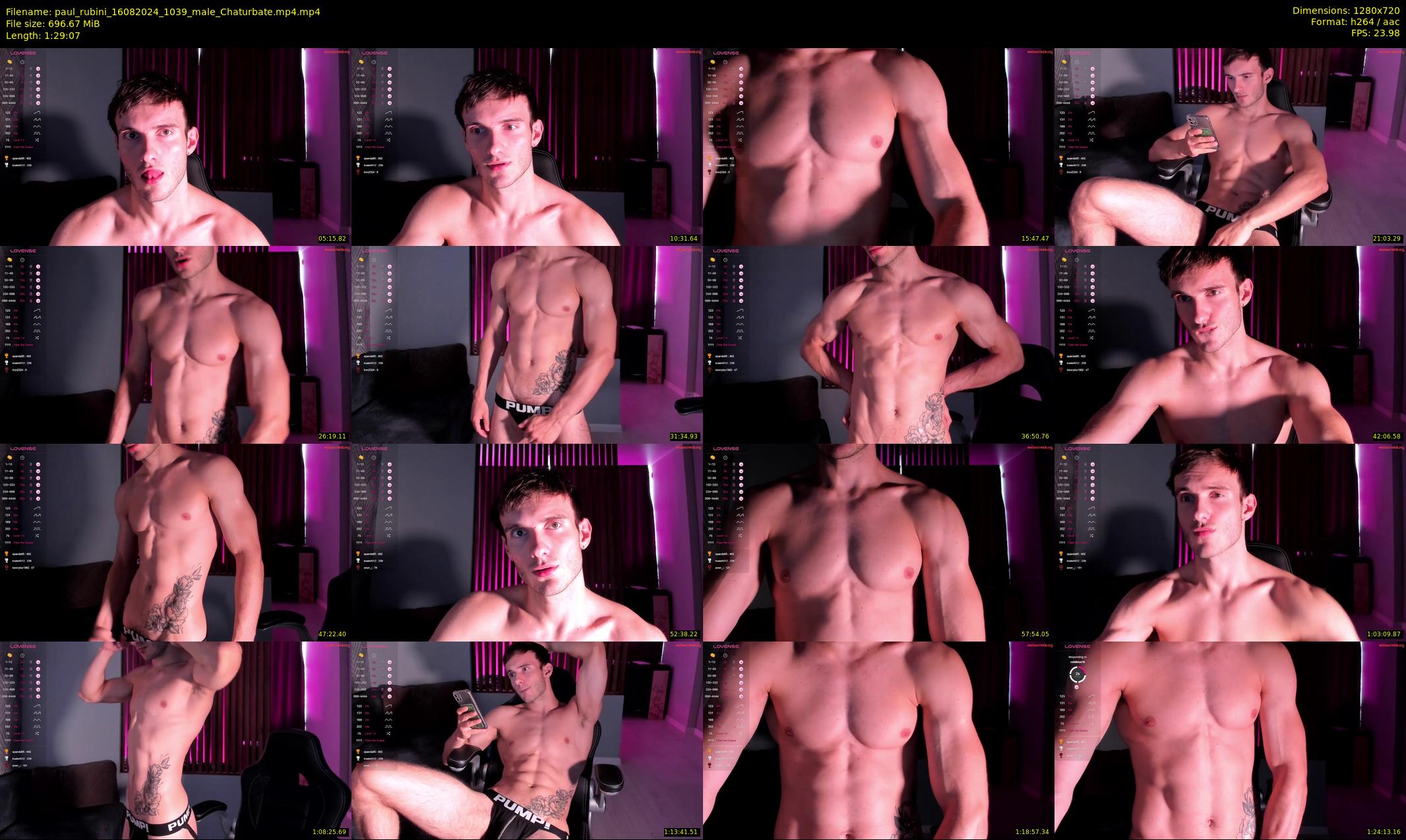 paul_rubini — 90 minute Chaturbate male cam show recording, 720p, Aug 16, 2024