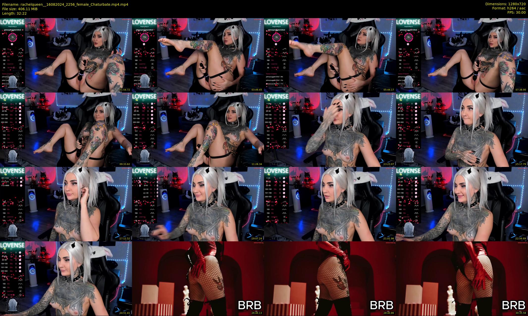 rachelqueen_ — 33 minute Chaturbate female cam show recording, 720p, Aug 16, 2024