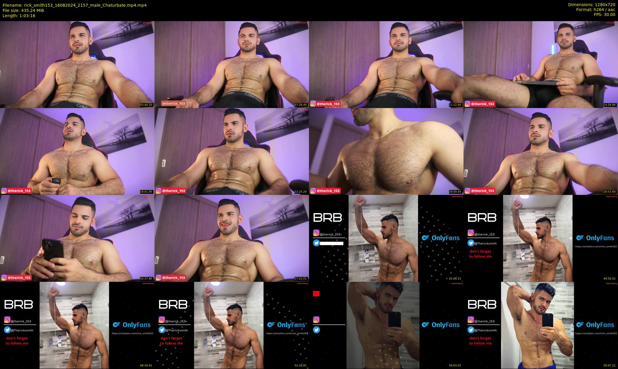 rick_smith153 — 64 minute Chaturbate male cam show recording, 720p, Aug 16, 2024