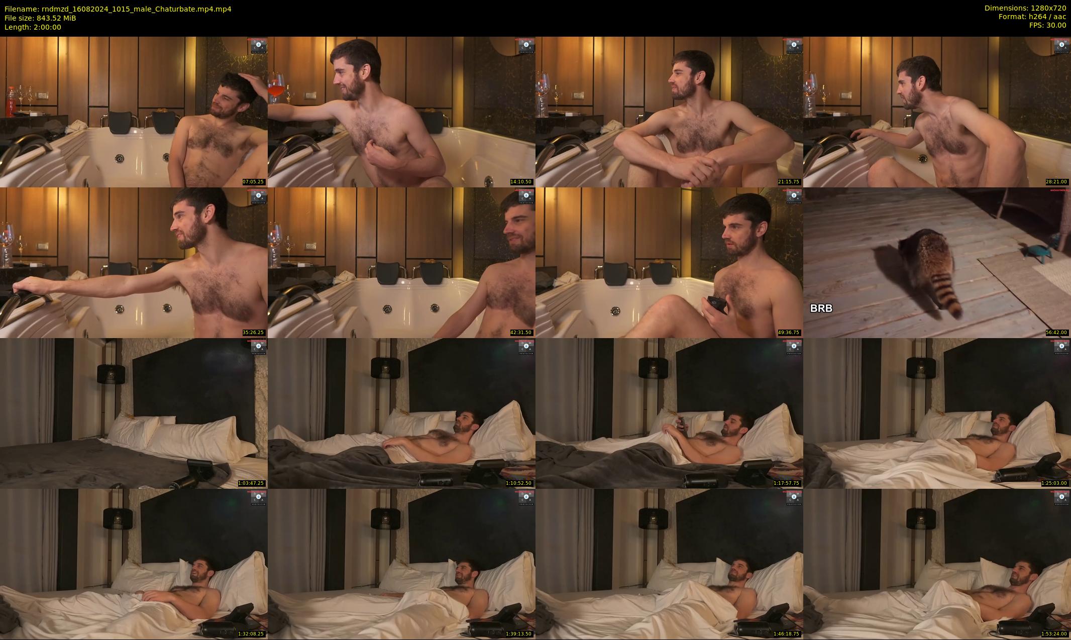 rndmzd — 120 minute Chaturbate male cam show recording, 720p, Aug 16, 2024