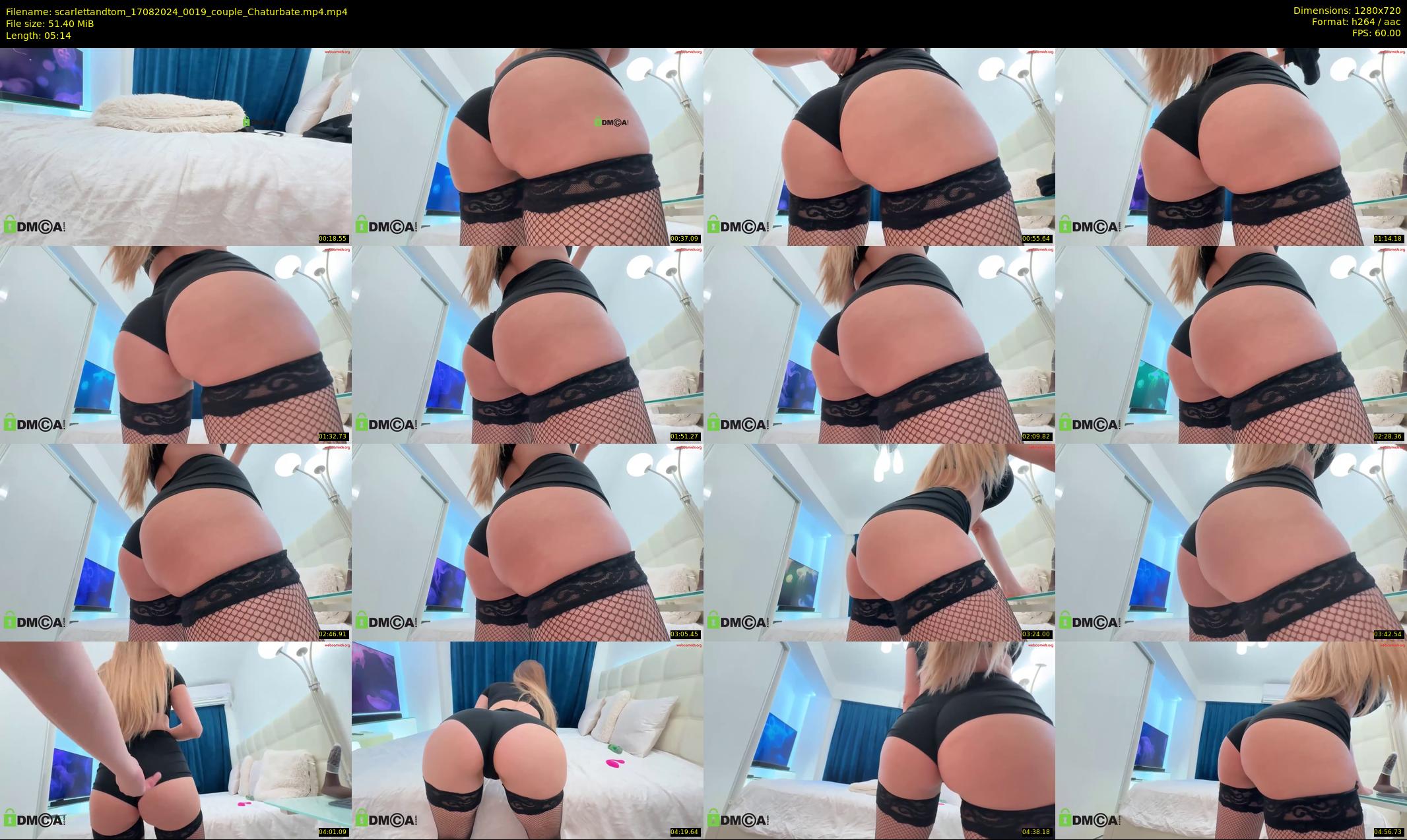 scarlettandtom — 6 minute Chaturbate couple cam show recording, 720p, Aug 17, 2024
