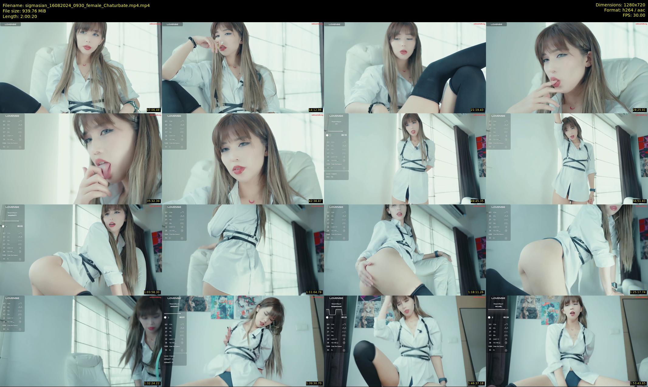 sigmasian — 121 minute Chaturbate female cam show recording, 720p, Aug 16, 2024