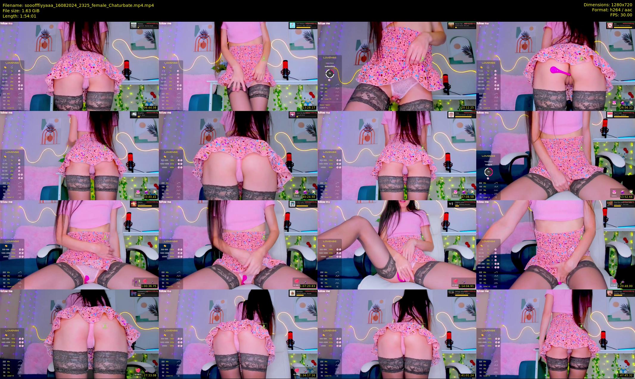 sooofffiyyaaa — 115 minute Chaturbate female cam show recording, 720p, Aug 16, 2024