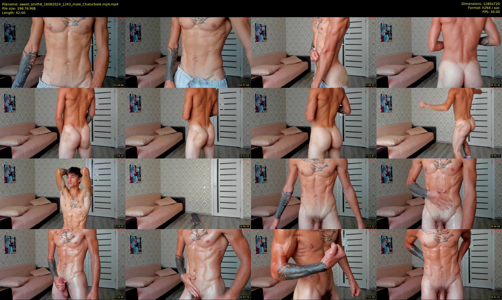 sweet_smith8 — 42 minute Chaturbate male cam show recording, 720p, Aug 16, 2024