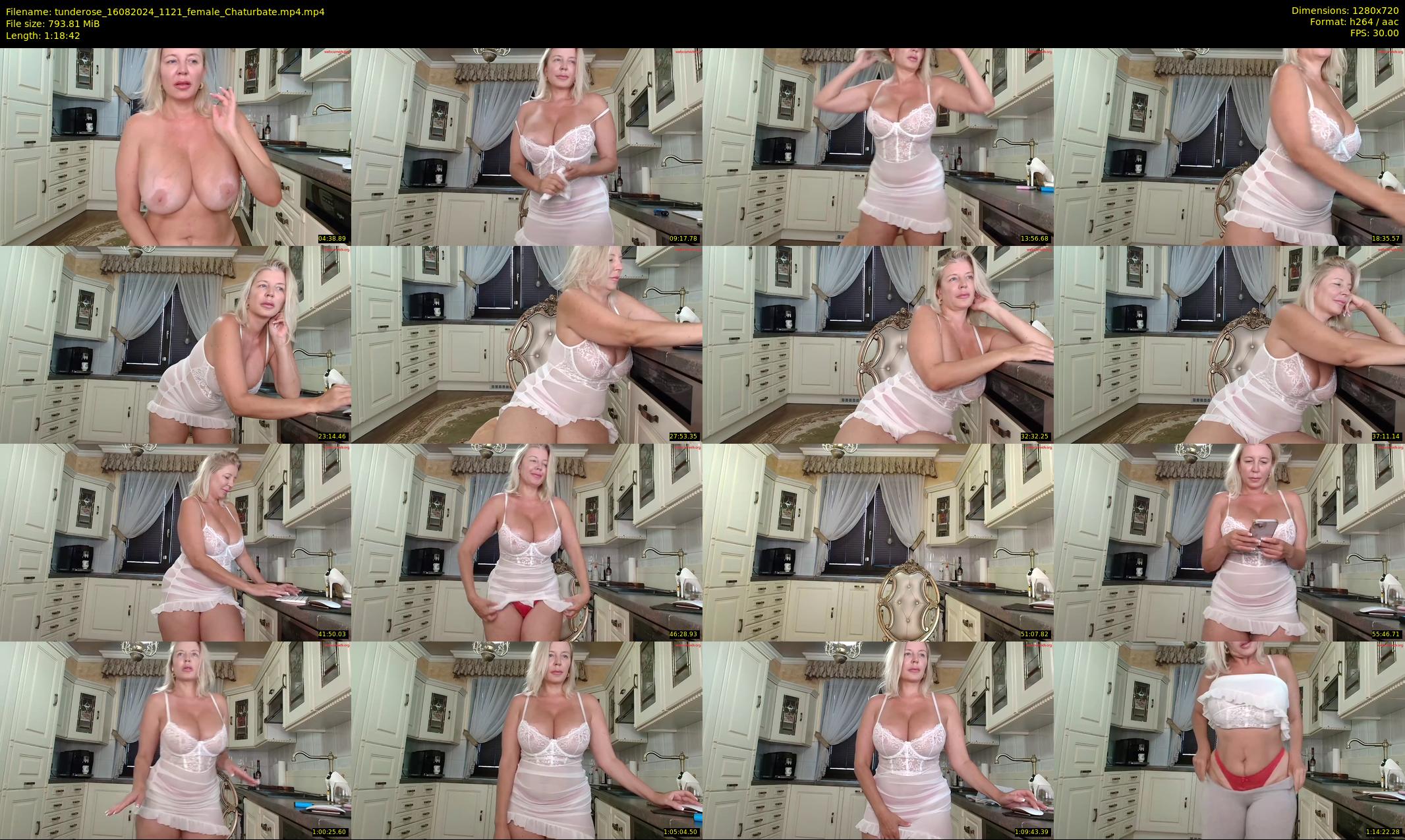 tunderose — 79 minute Chaturbate female cam show recording, 720p, Aug 16, 2024