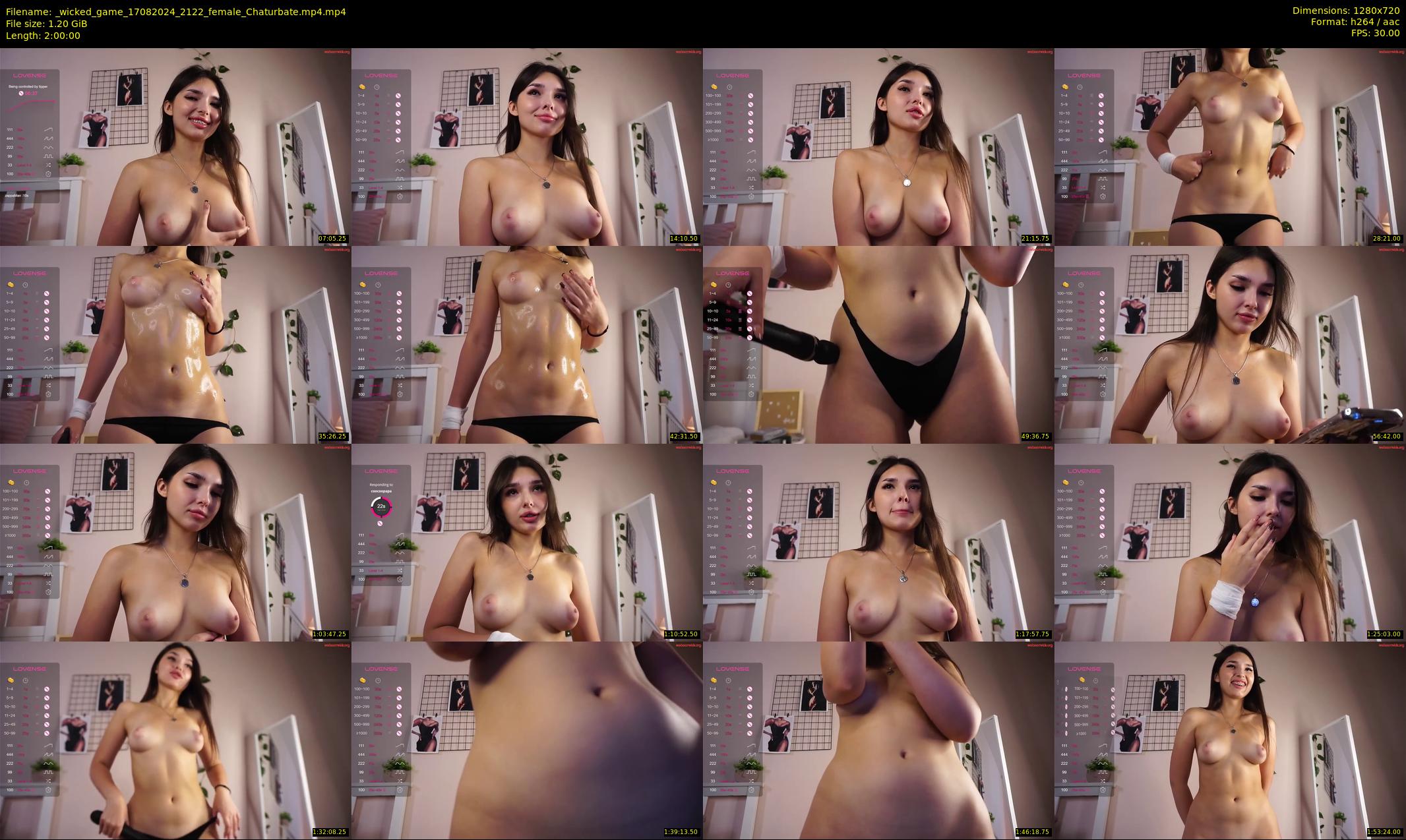 _wicked_game — 120 minute Chaturbate female cam show recording, 720p, Aug 17, 2024