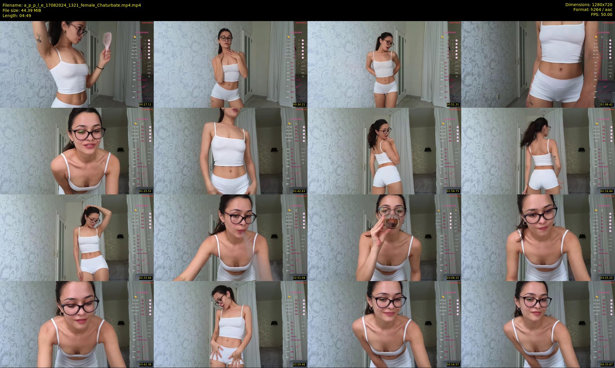 a_p_p_l_e — 5 minute Chaturbate female cam show recording, 720p, Aug 17, 2024