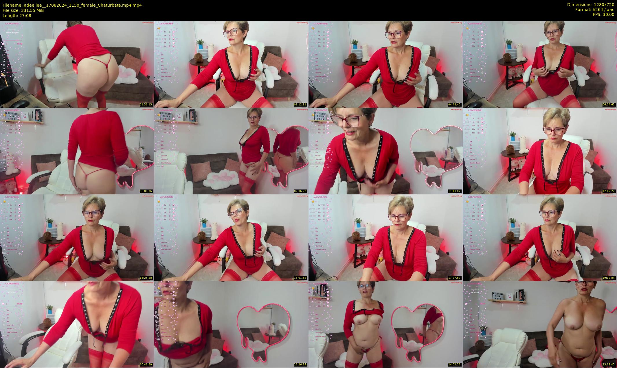adeellee_ — 28 minute Chaturbate female cam show recording, 720p, Aug 17, 2024