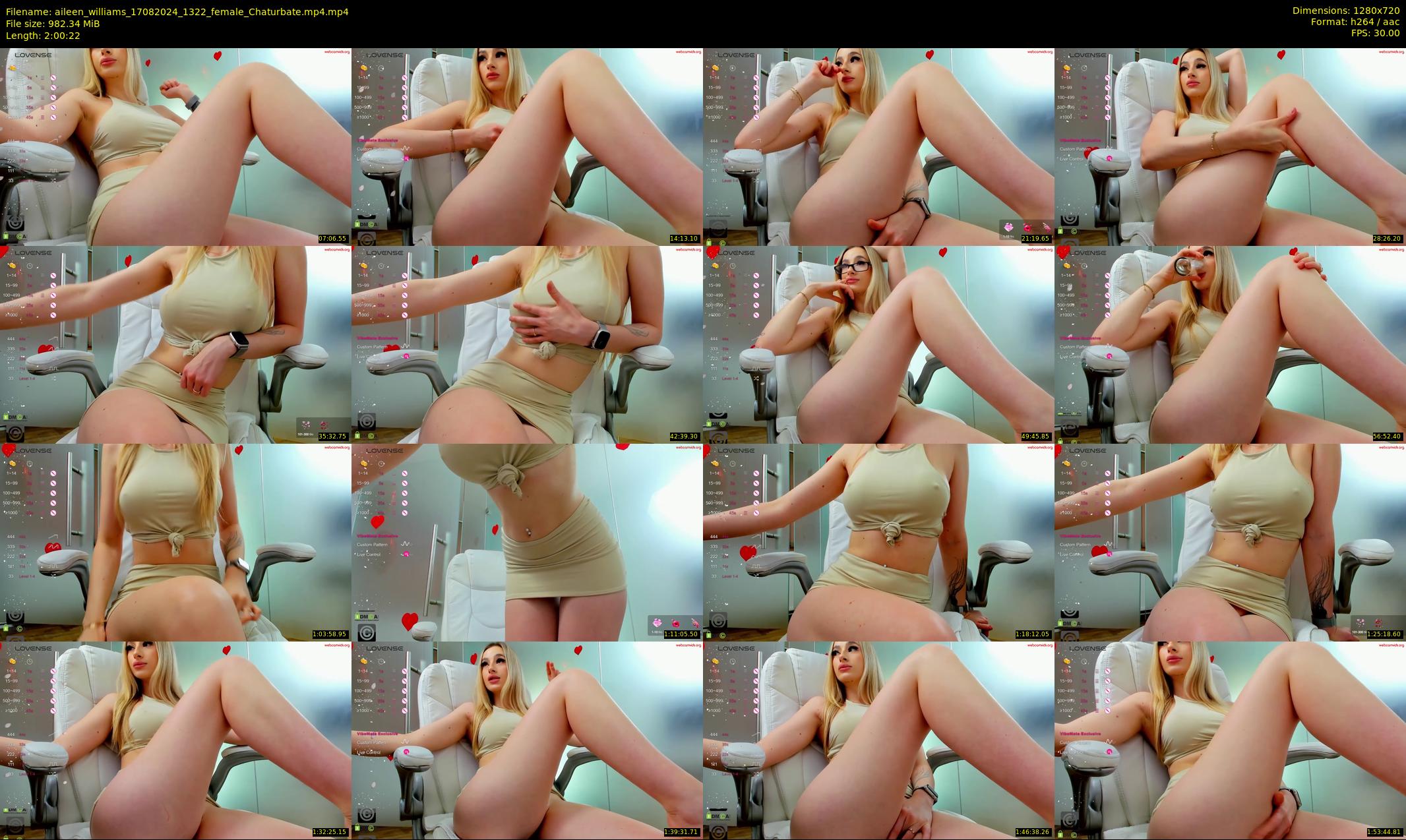 aileen_williams — 121 minute Chaturbate female cam show recording, 720p, Aug 17, 2024