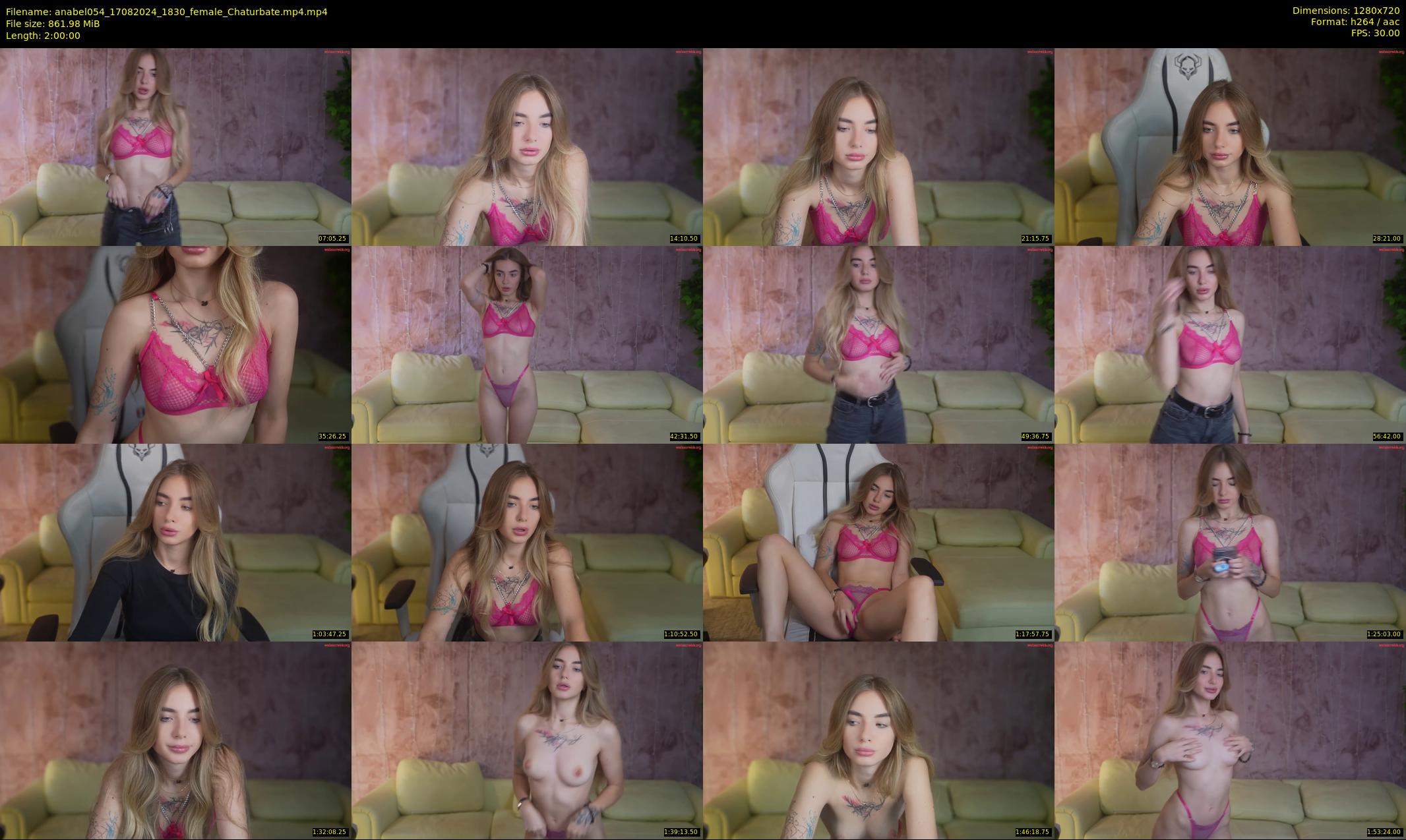 anabel054 — 120 minute Chaturbate female cam show recording, 720p, Aug 17, 2024