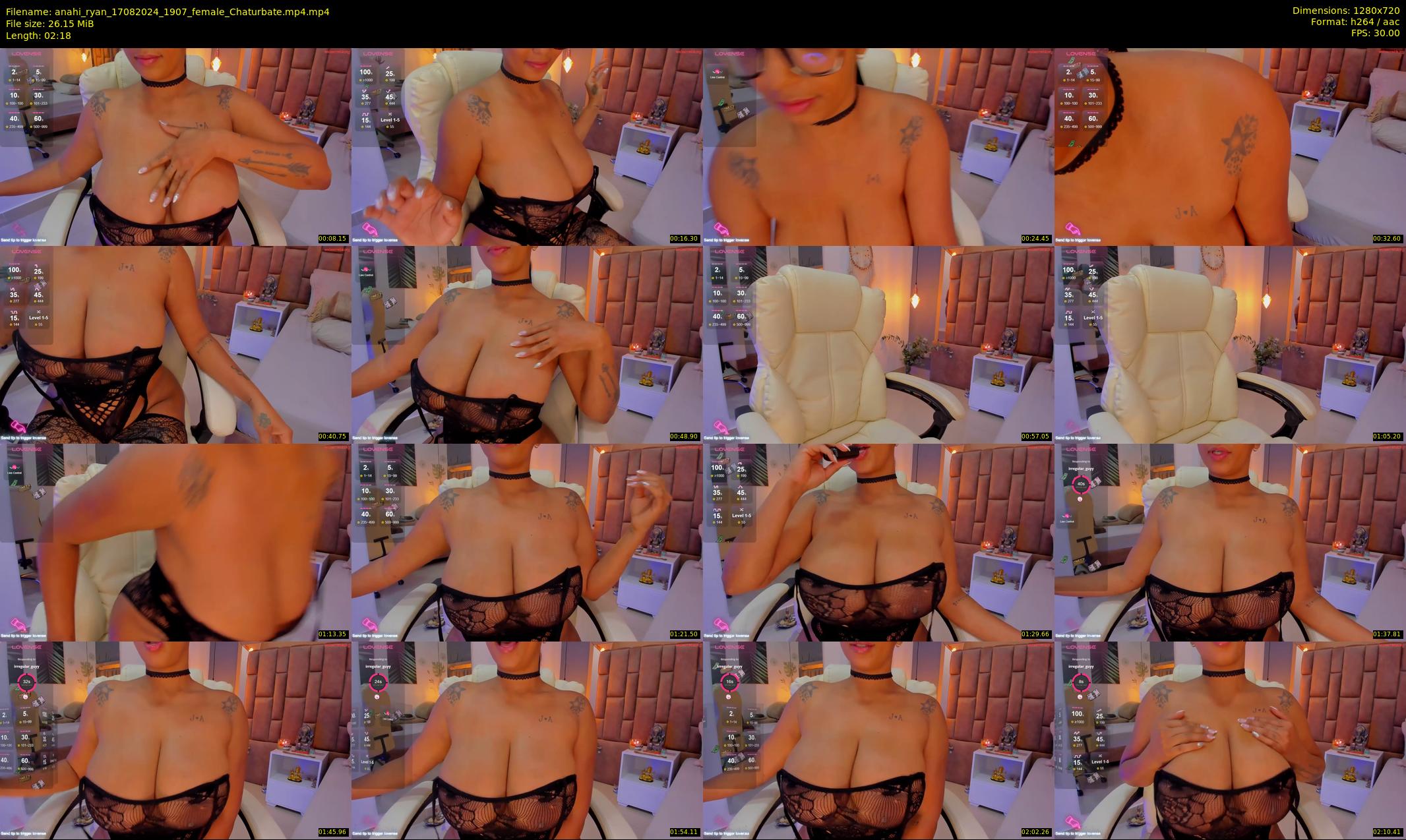 anahi_ryan — 3 minute Chaturbate female cam show recording, 720p, Aug 17, 2024