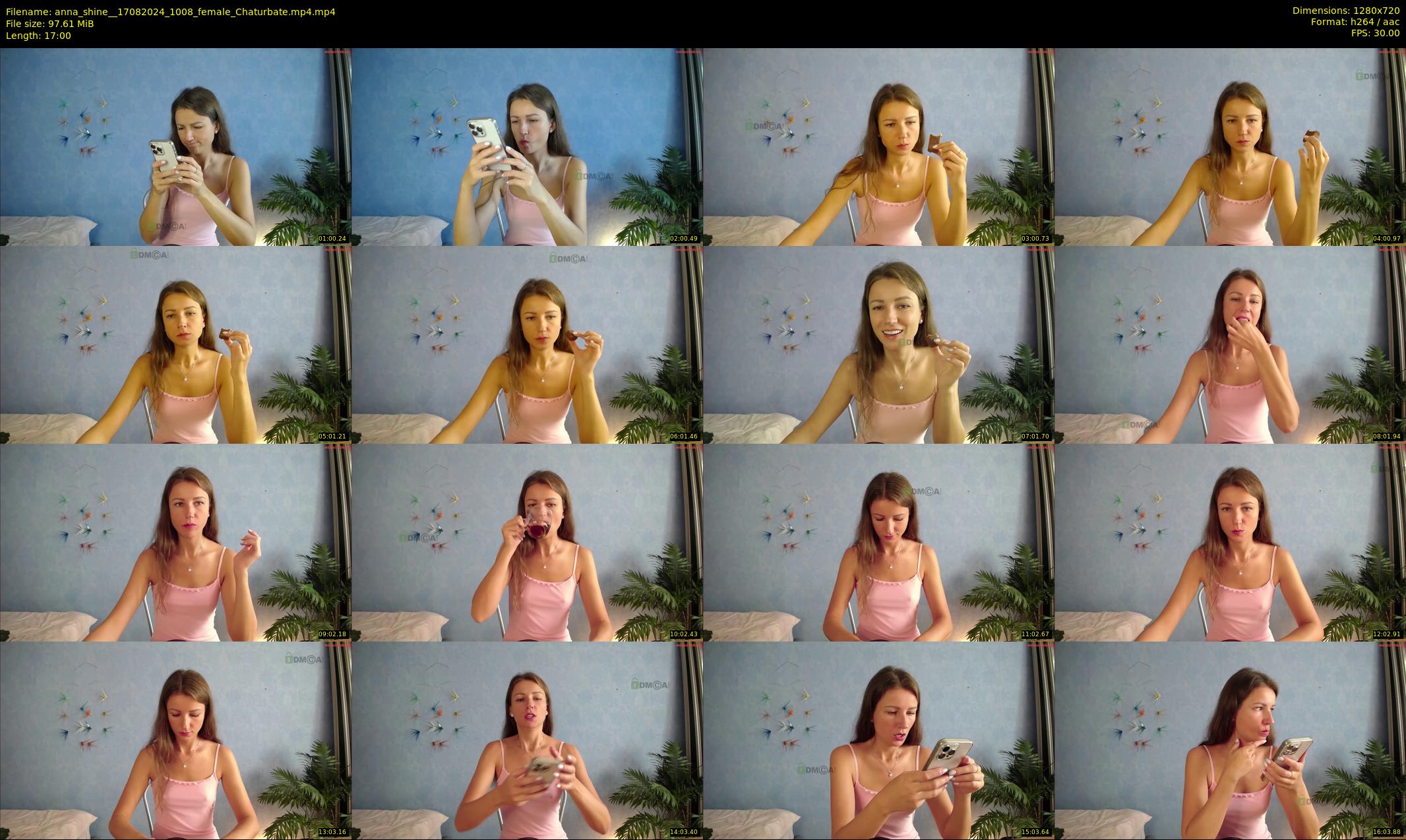 anna_shine_ — 17 minute Chaturbate female cam show recording, 720p, Aug 17, 2024