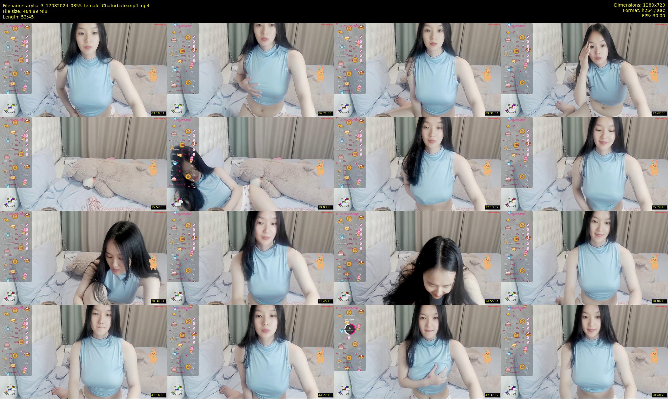 arylia_3 — 54 minute Chaturbate female cam show recording, 720p, Aug 17, 2024