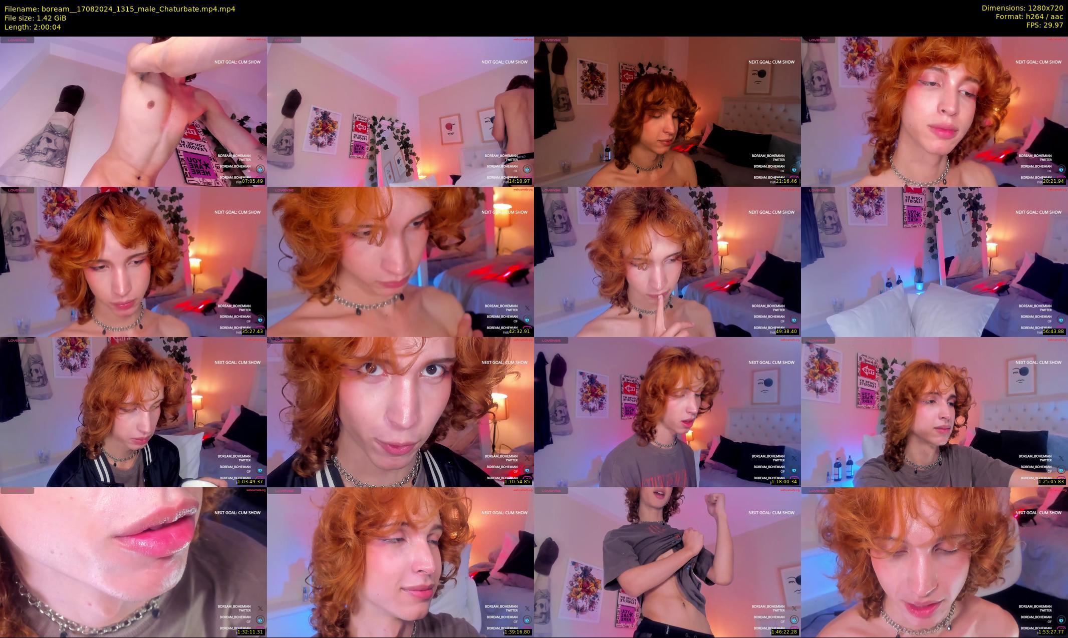 boream_ — 121 minute Chaturbate male cam show recording, 720p, Aug 17, 2024
