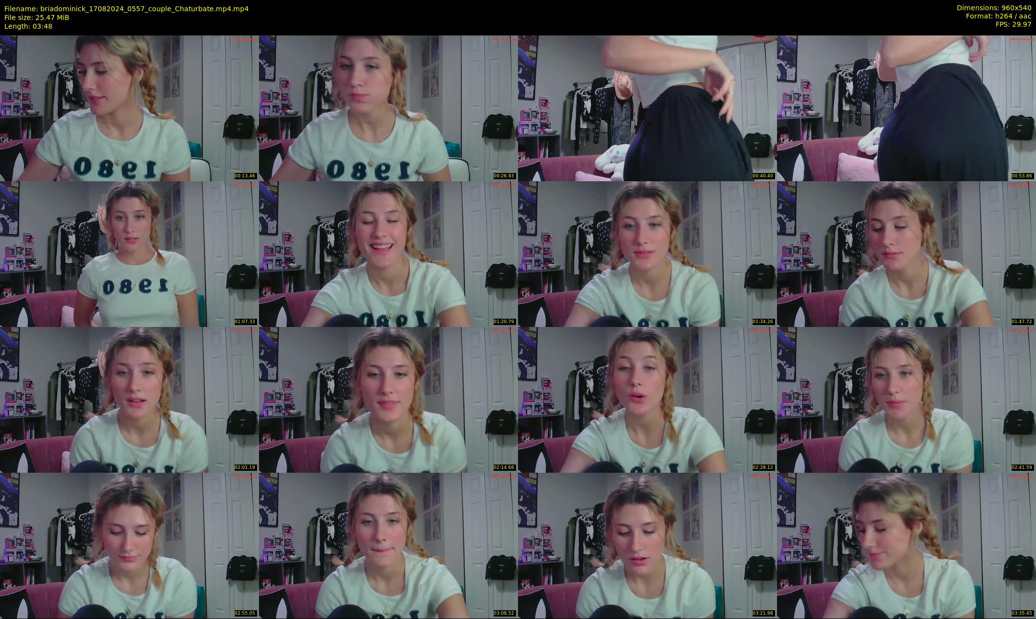 briadominick — 4 minute Chaturbate couple cam show recording, 480p, Aug 17, 2024