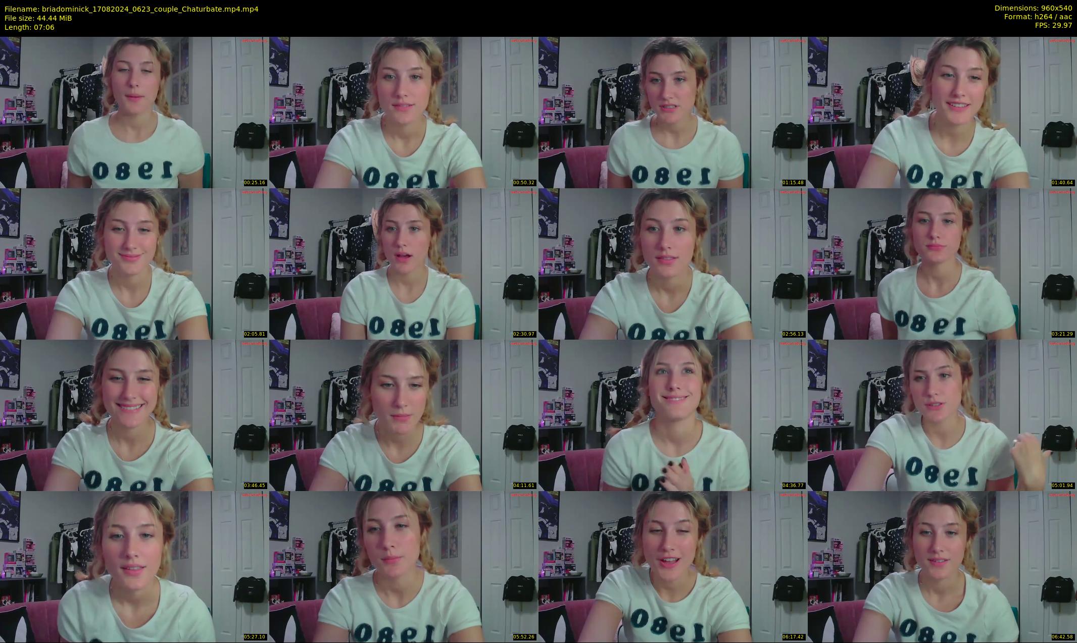 briadominick — 8 minute Chaturbate couple cam show recording, 480p, Aug 17, 2024