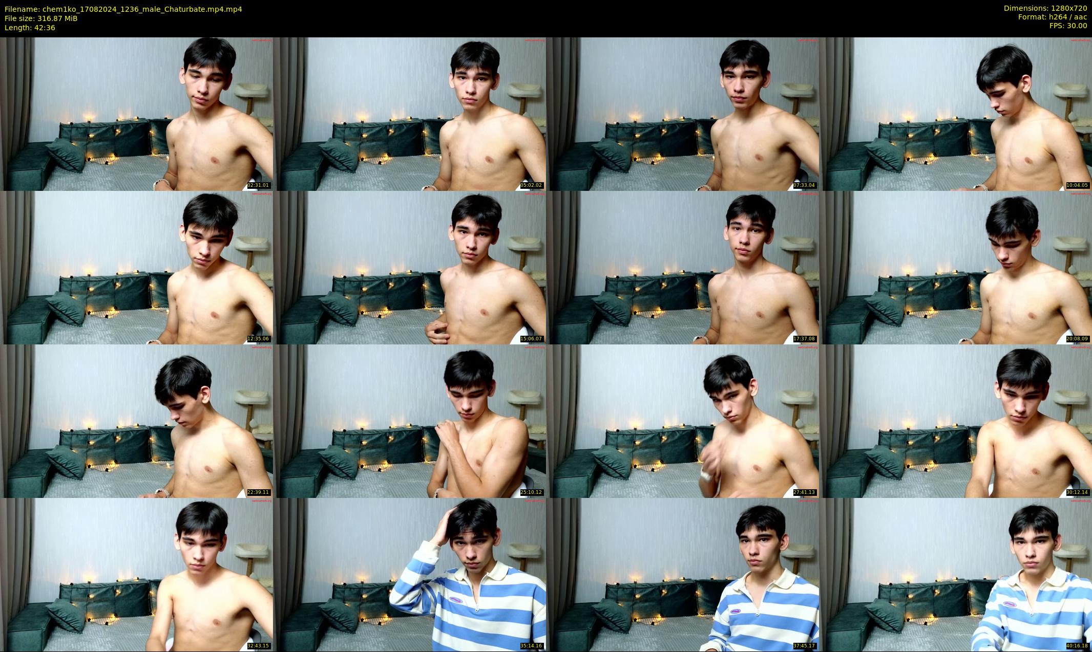 chem1ko — 43 minute Chaturbate male cam show recording, 720p, Aug 17, 2024