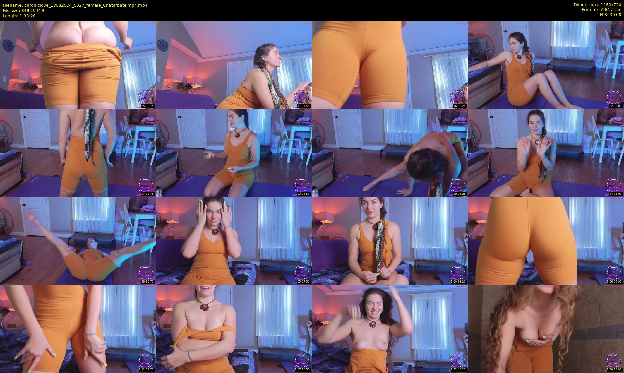 chroniclove — 94 minute Chaturbate female cam show recording, 720p, Aug 18, 2024