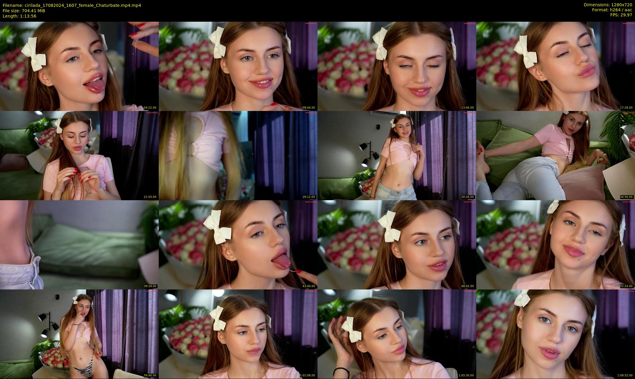 cirilada — 74 minute Chaturbate female cam show recording, 720p, Aug 17, 2024