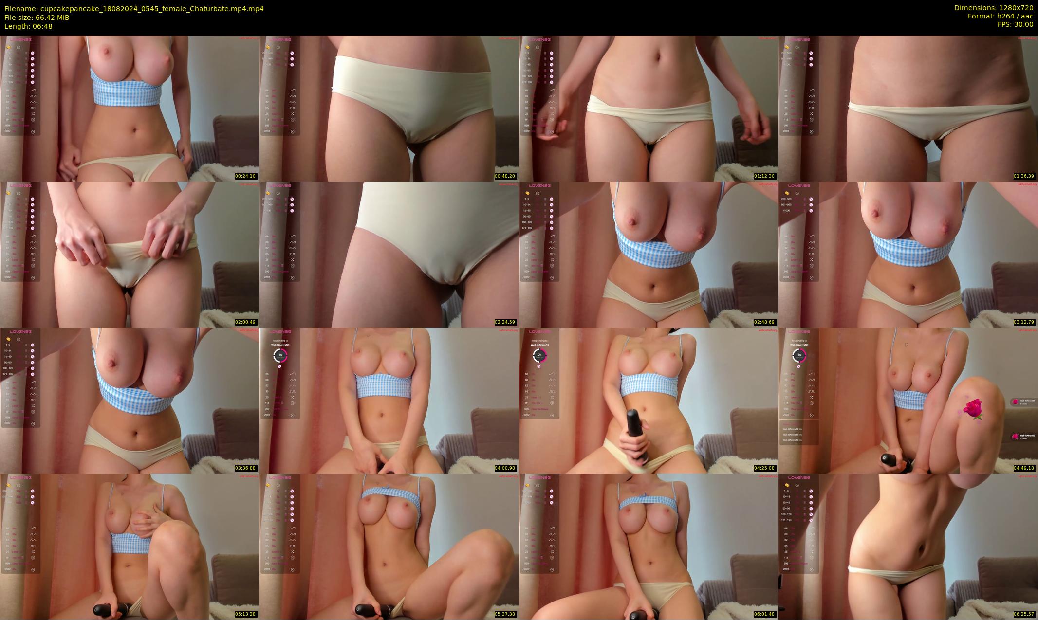 cupcakepancake — 7 minute Chaturbate female cam show recording, 720p, Aug 18, 2024