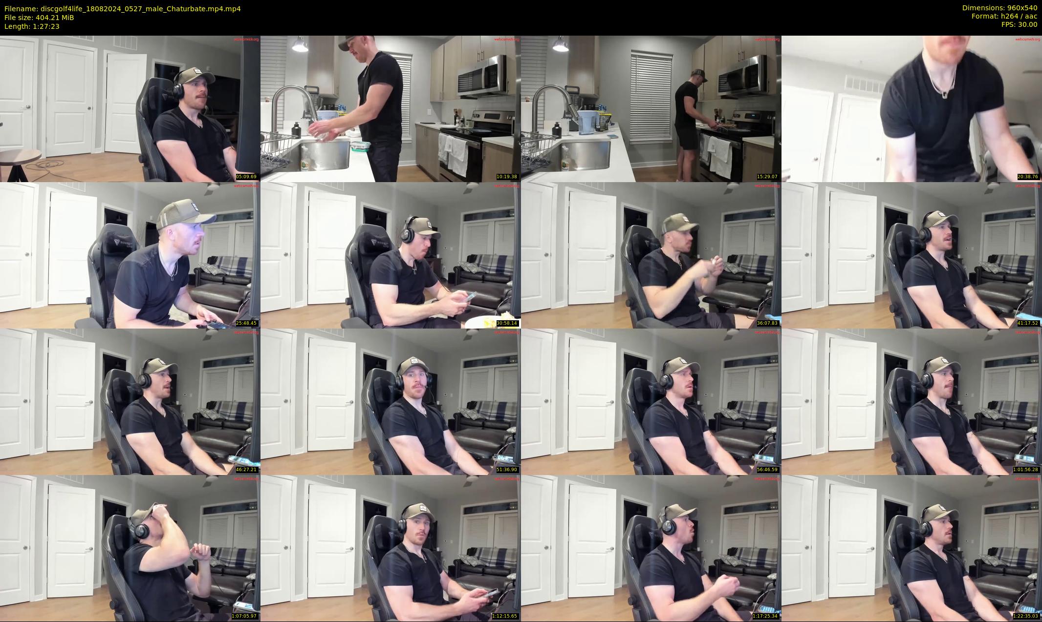 discgolf4life — 88 minute Chaturbate male cam show recording, 480p, Aug 18, 2024