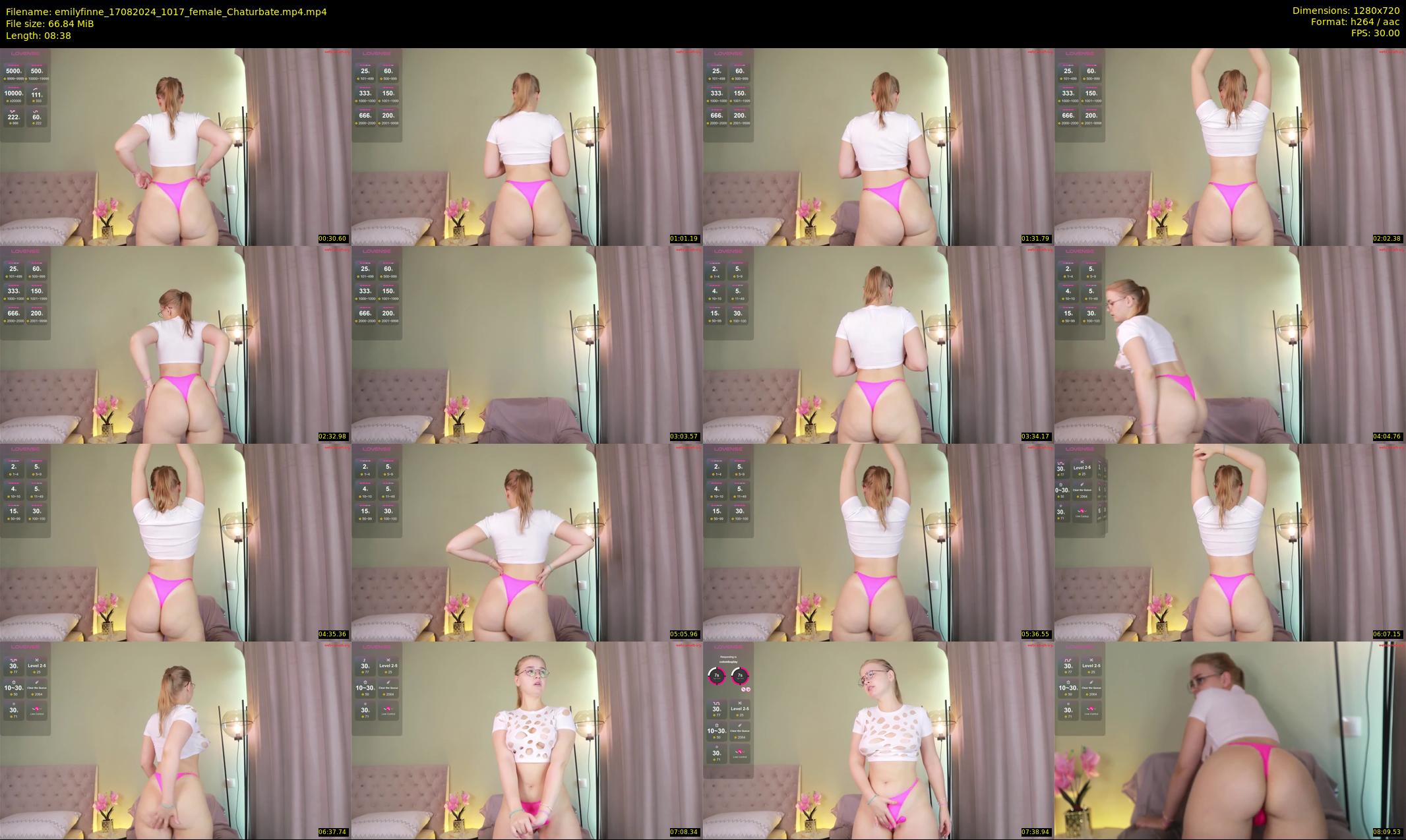 emilyfinne — 9 minute Chaturbate female cam show recording, 720p, Aug 17, 2024