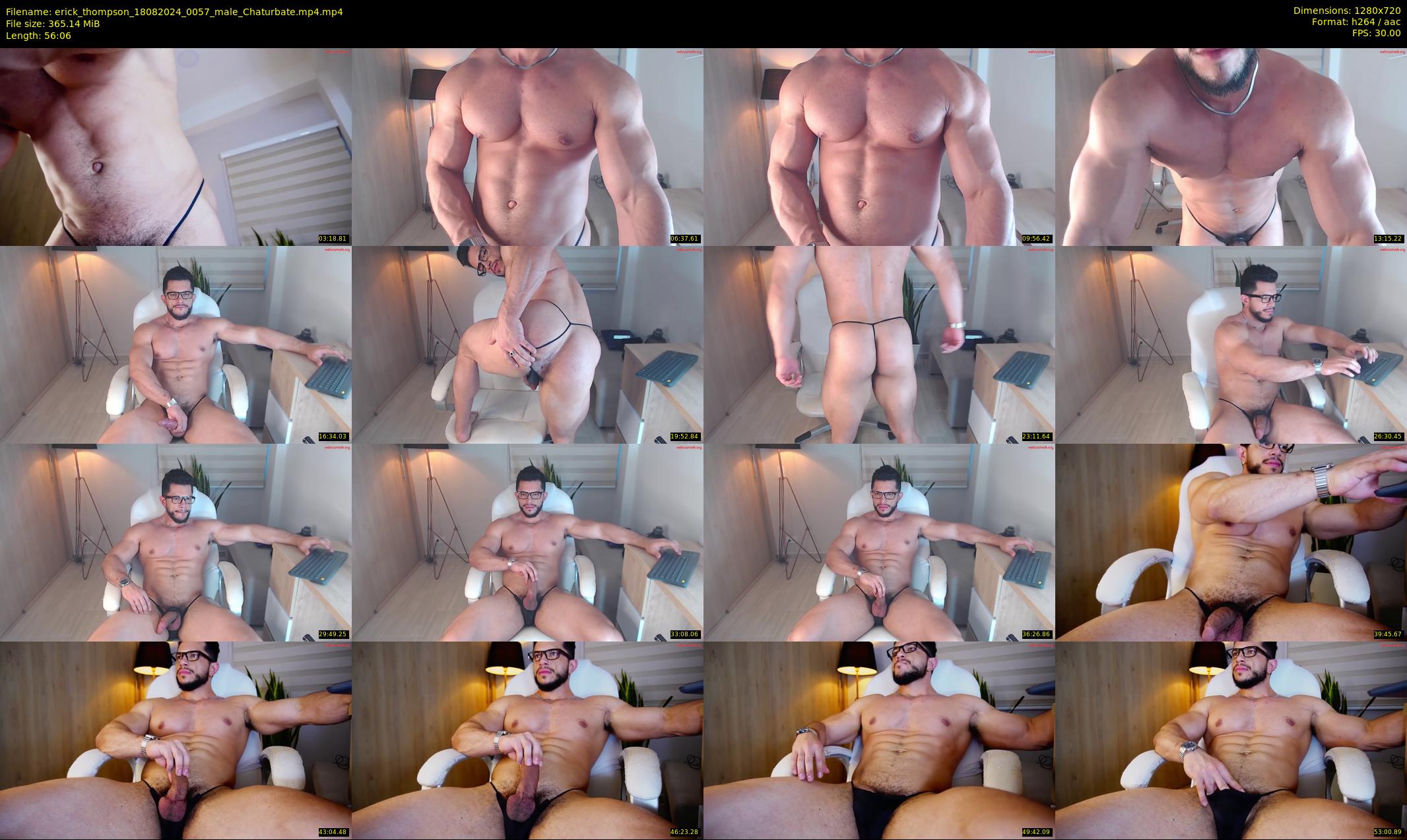 erick_thompson — 57 minute Chaturbate male cam show recording, 720p, Aug 18, 2024