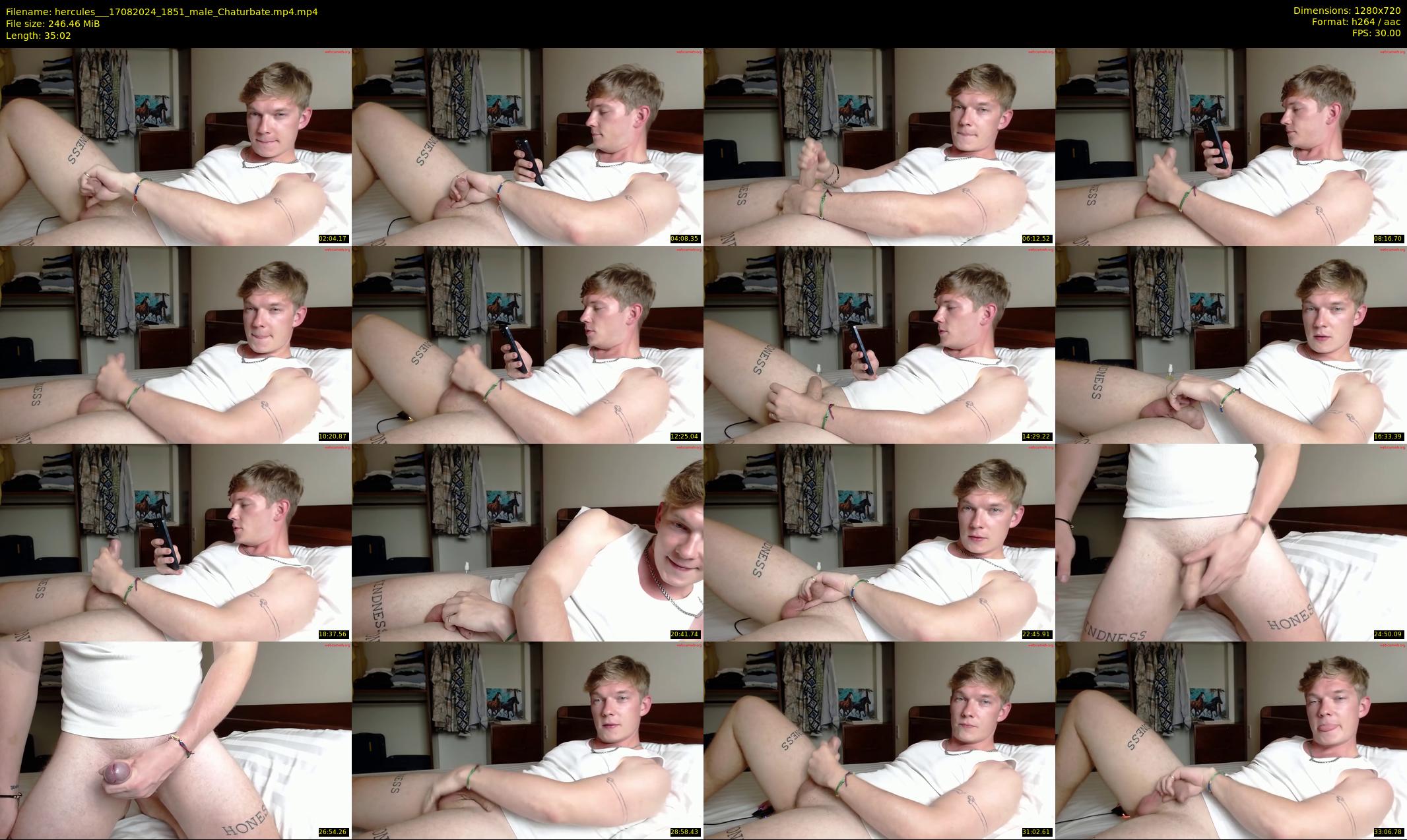 hercules__ — 36 minute Chaturbate male cam show recording, 720p, Aug 17, 2024