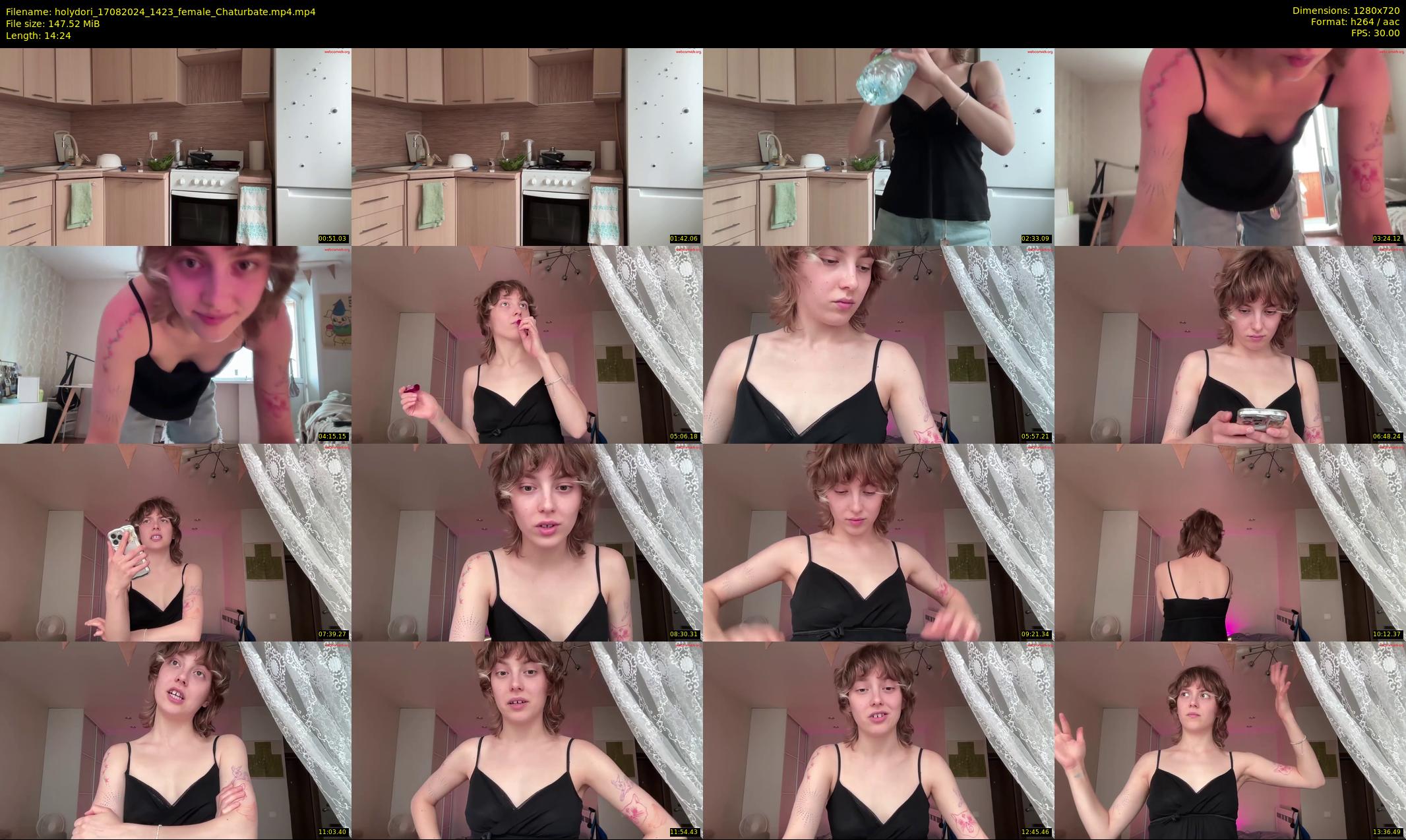 holydori — 15 minute Chaturbate female cam show recording, 720p, Aug 17, 2024