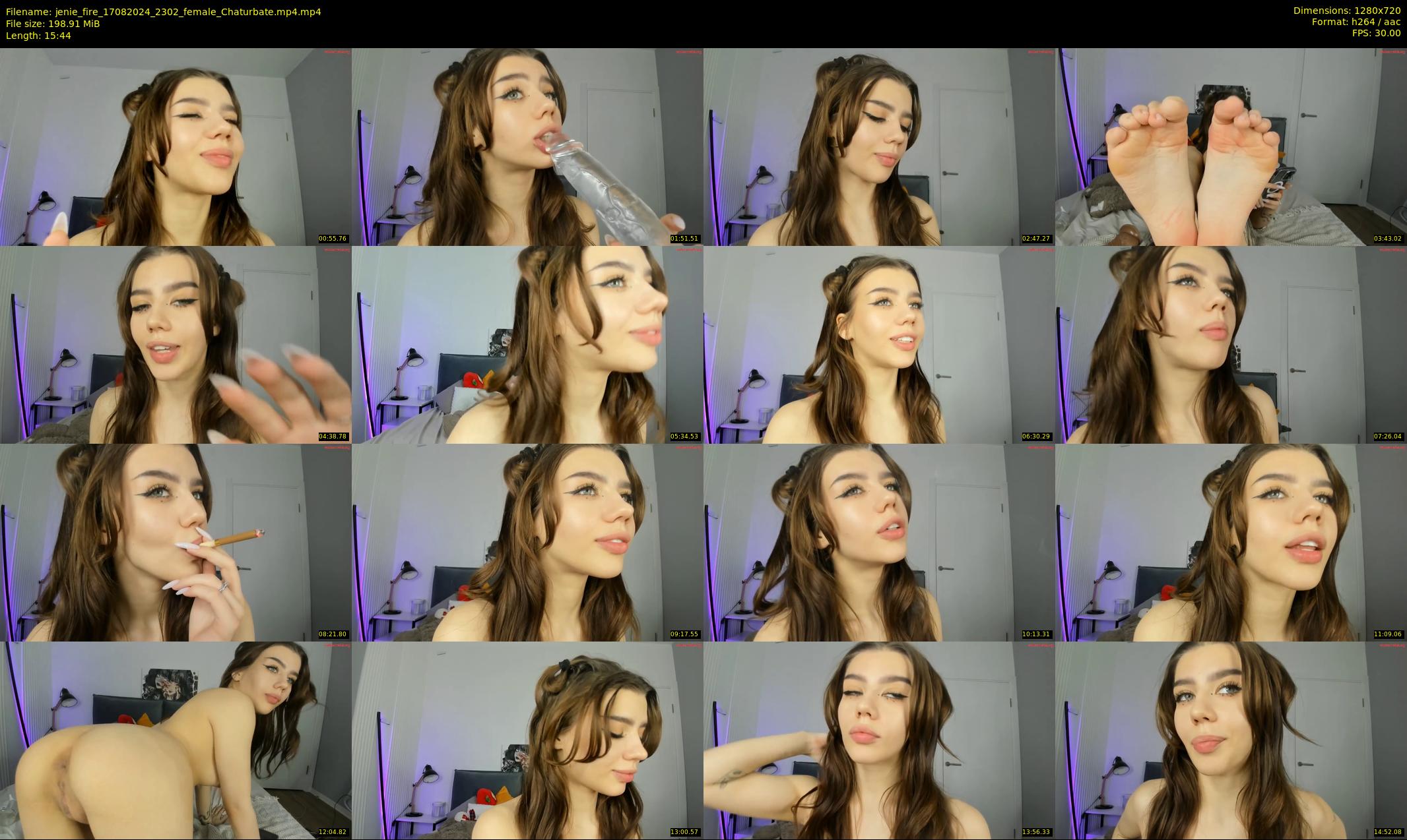 jenie_fire — 16 minute Chaturbate female cam show recording, 720p, Aug 17, 2024