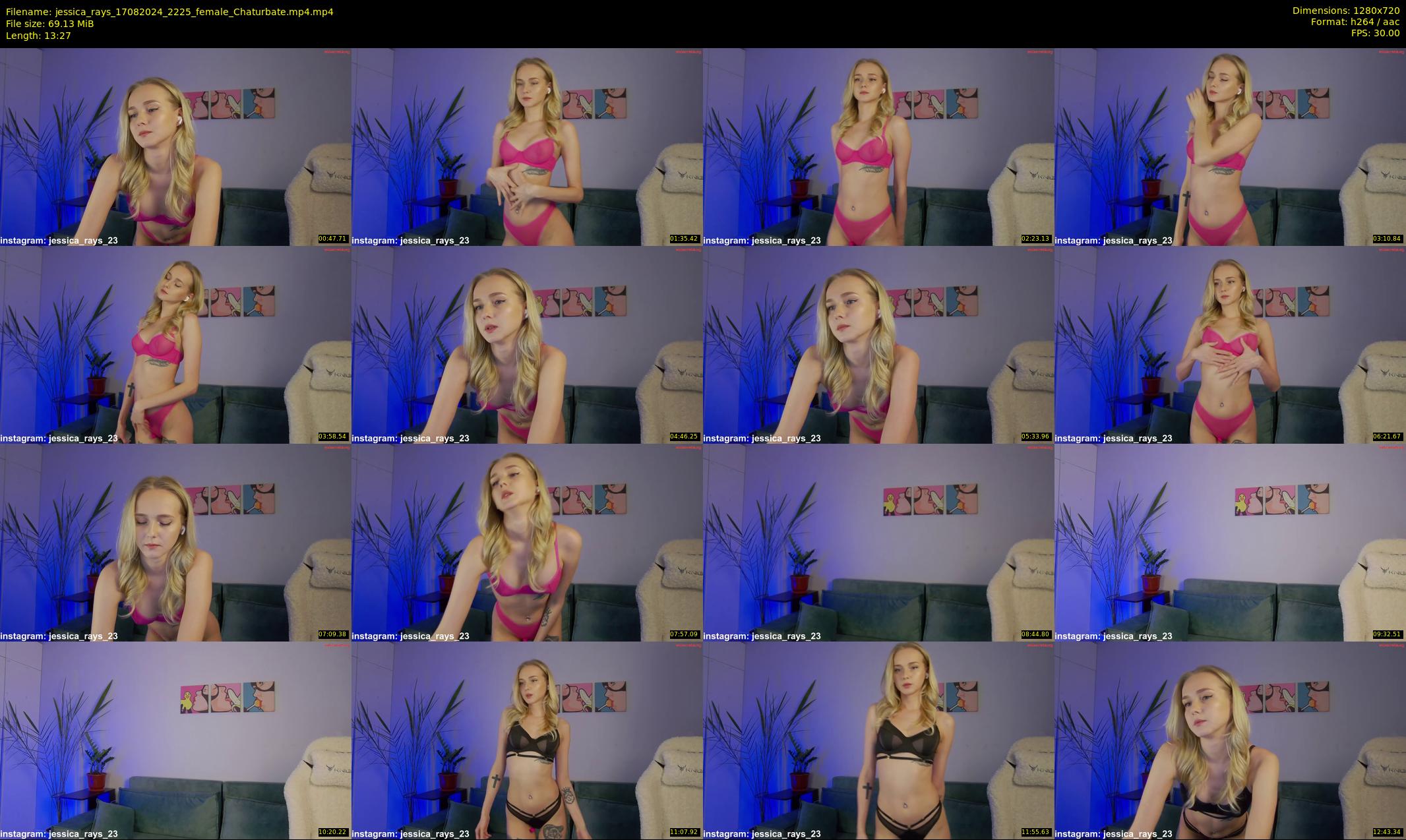 jessica_rays — 14 minute Chaturbate couple cam show recording, 720p, Aug 17, 2024