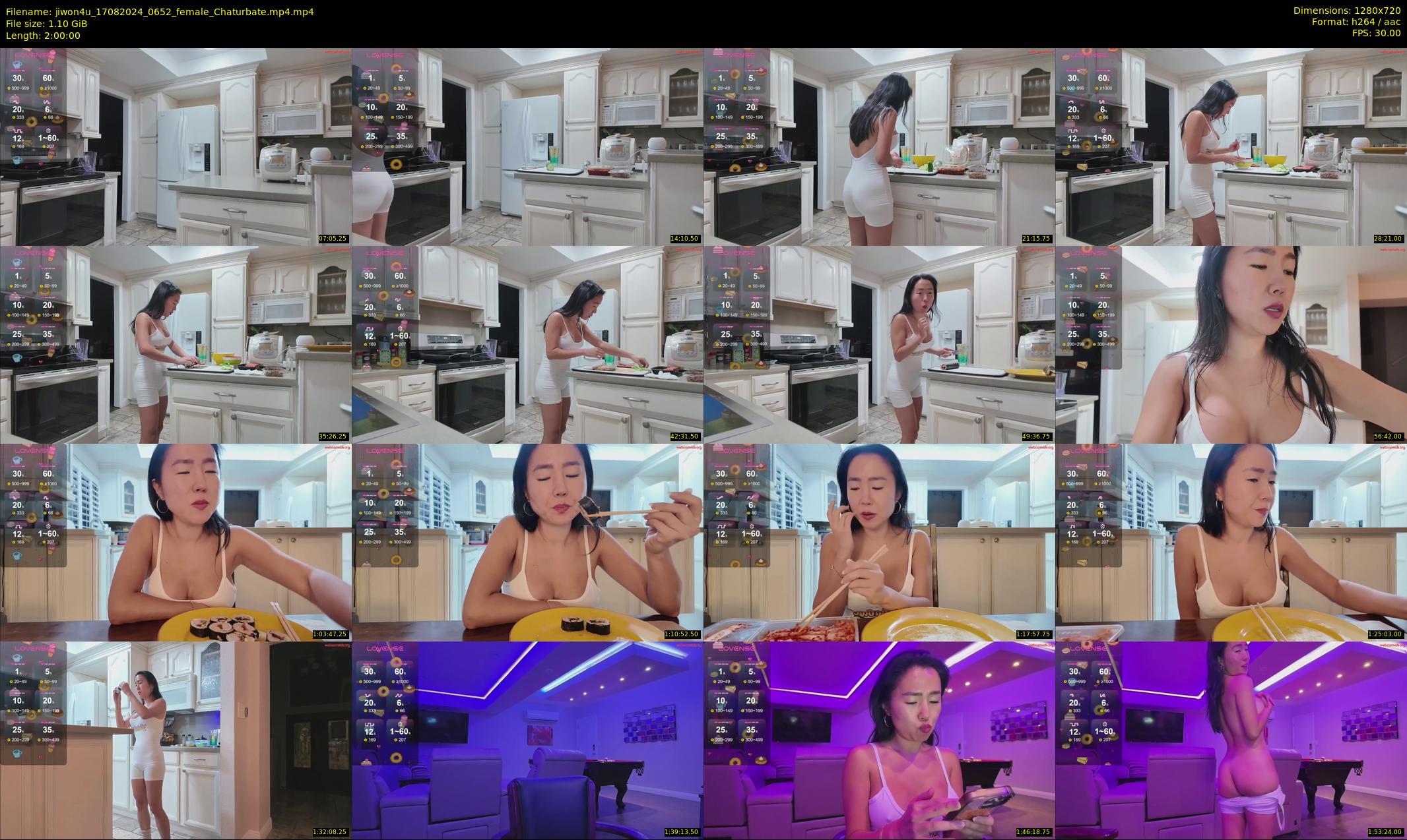 jiwon4u — 120 minute Chaturbate female cam show recording, 720p, Aug 17, 2024