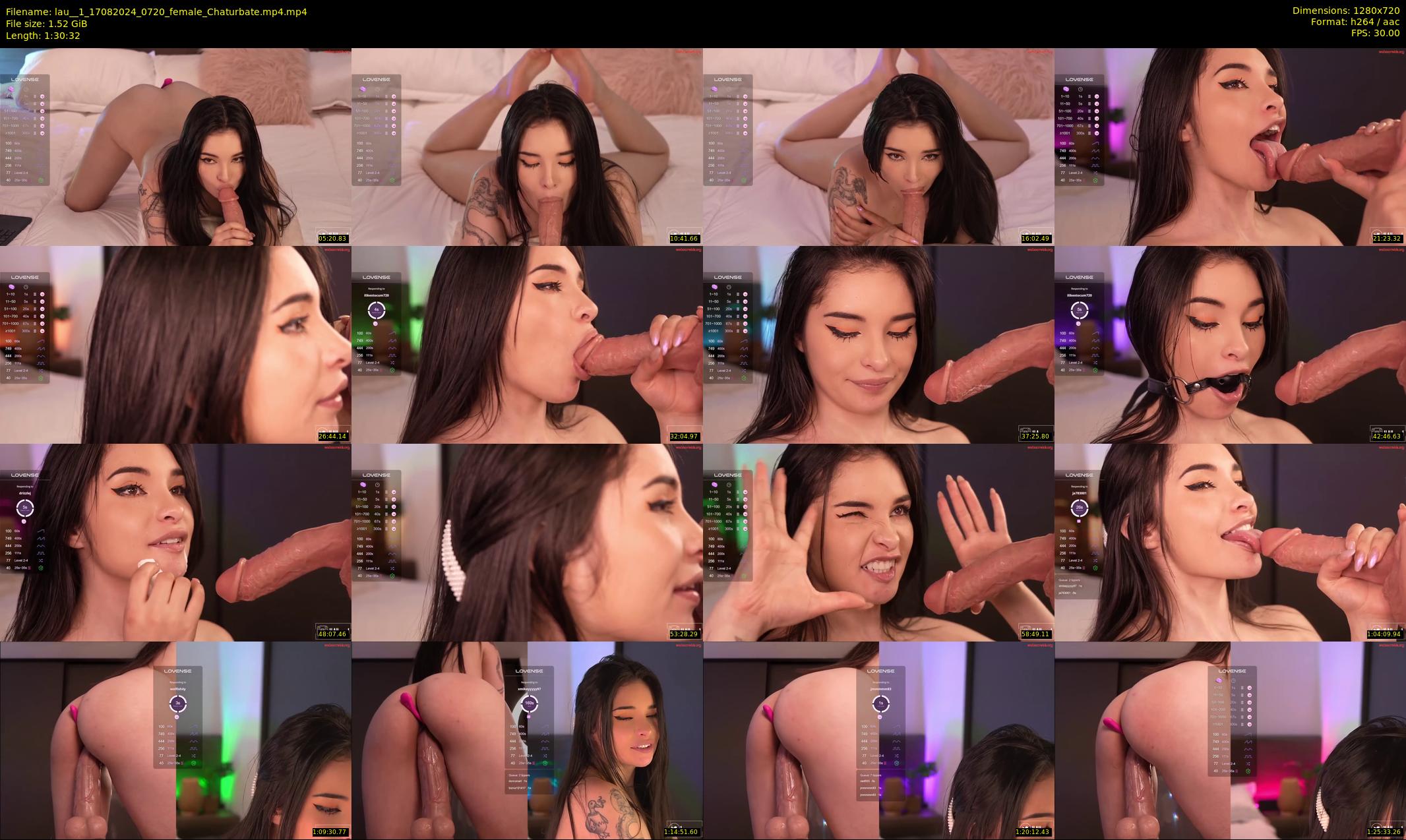 lau__1 — 91 minute Chaturbate female cam show recording, 720p, Aug 17, 2024
