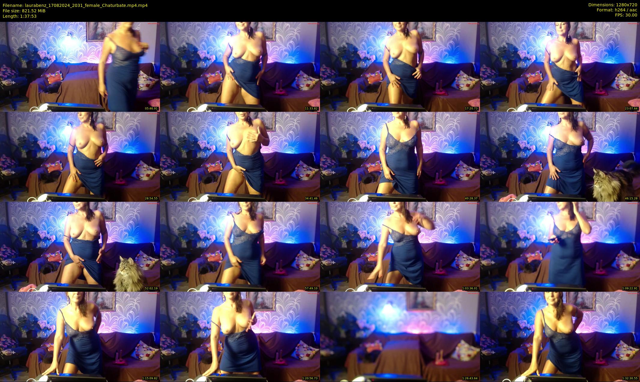 laurabenz — 98 minute Chaturbate female cam show recording, 720p, Aug 17, 2024