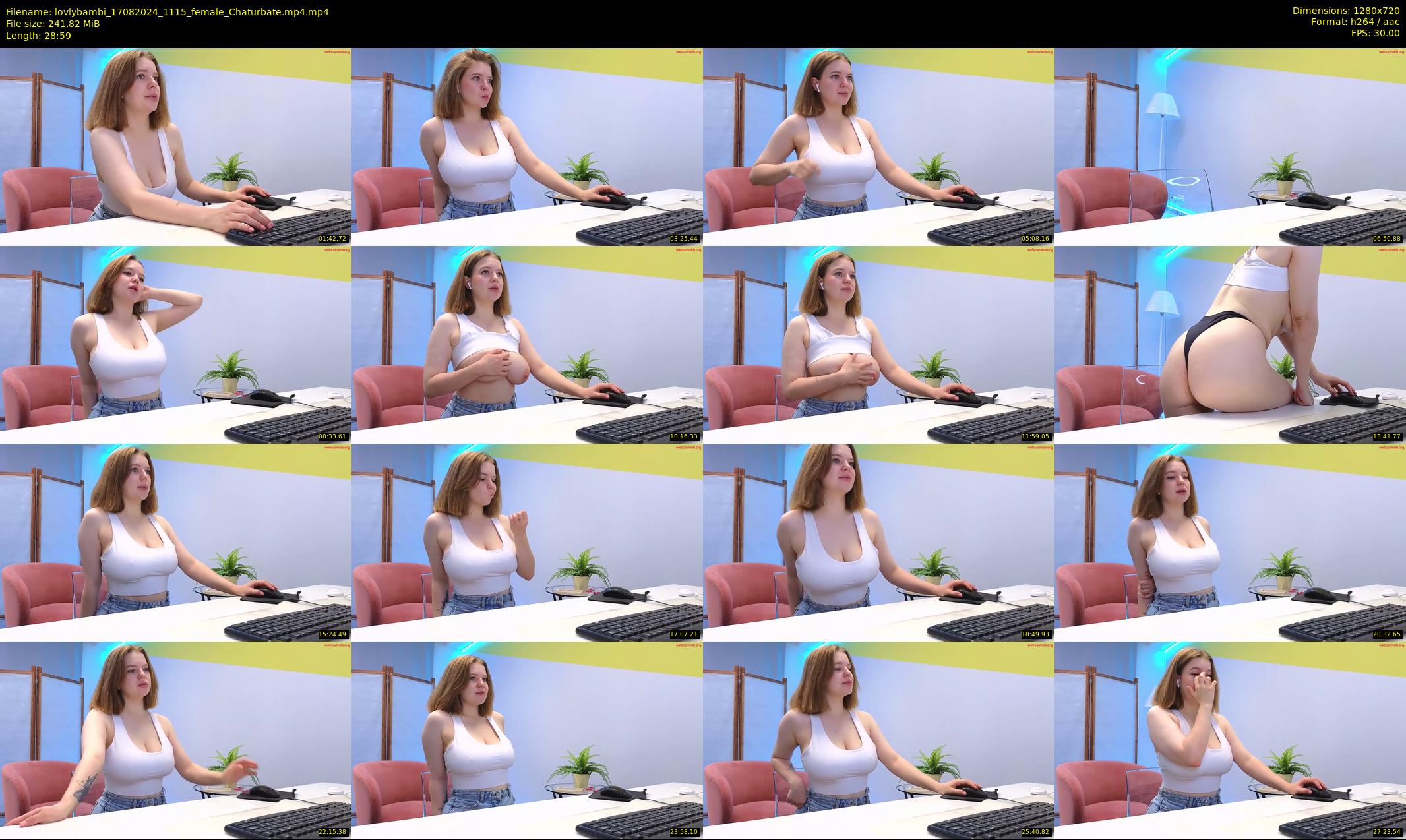 lovlybambi — 29 minute Chaturbate female cam show recording, 720p, Aug 17, 2024