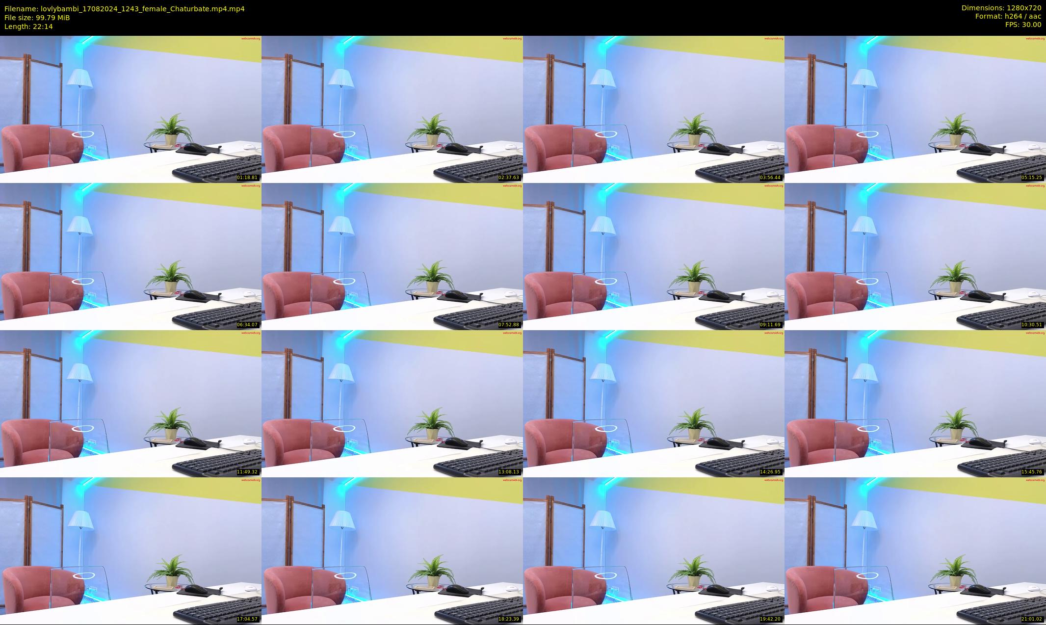 lovlybambi — 23 minute Chaturbate female cam show recording, 720p, Aug 17, 2024