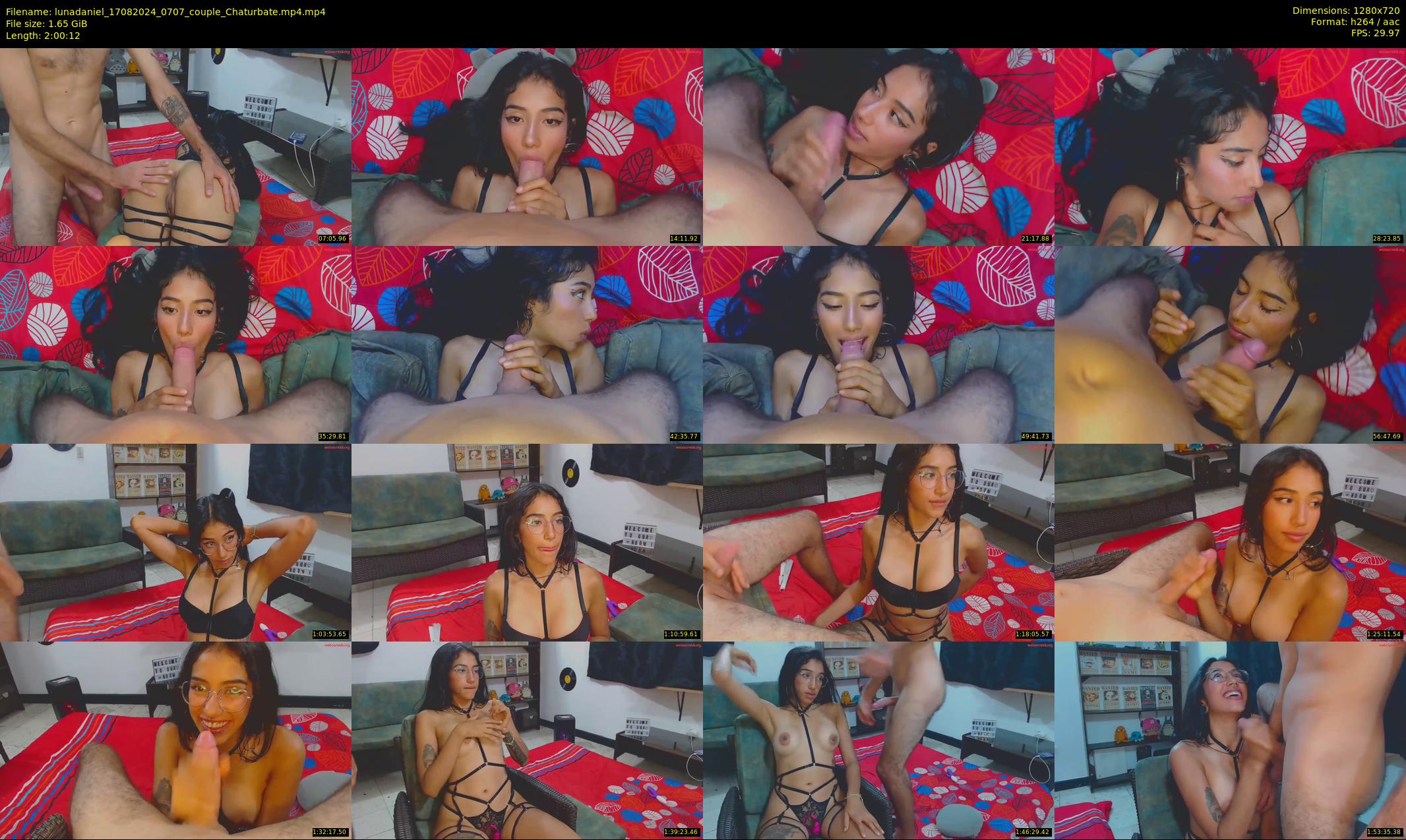 lunadaniel — 121 minute Chaturbate couple cam show recording, 720p, Aug 17, 2024