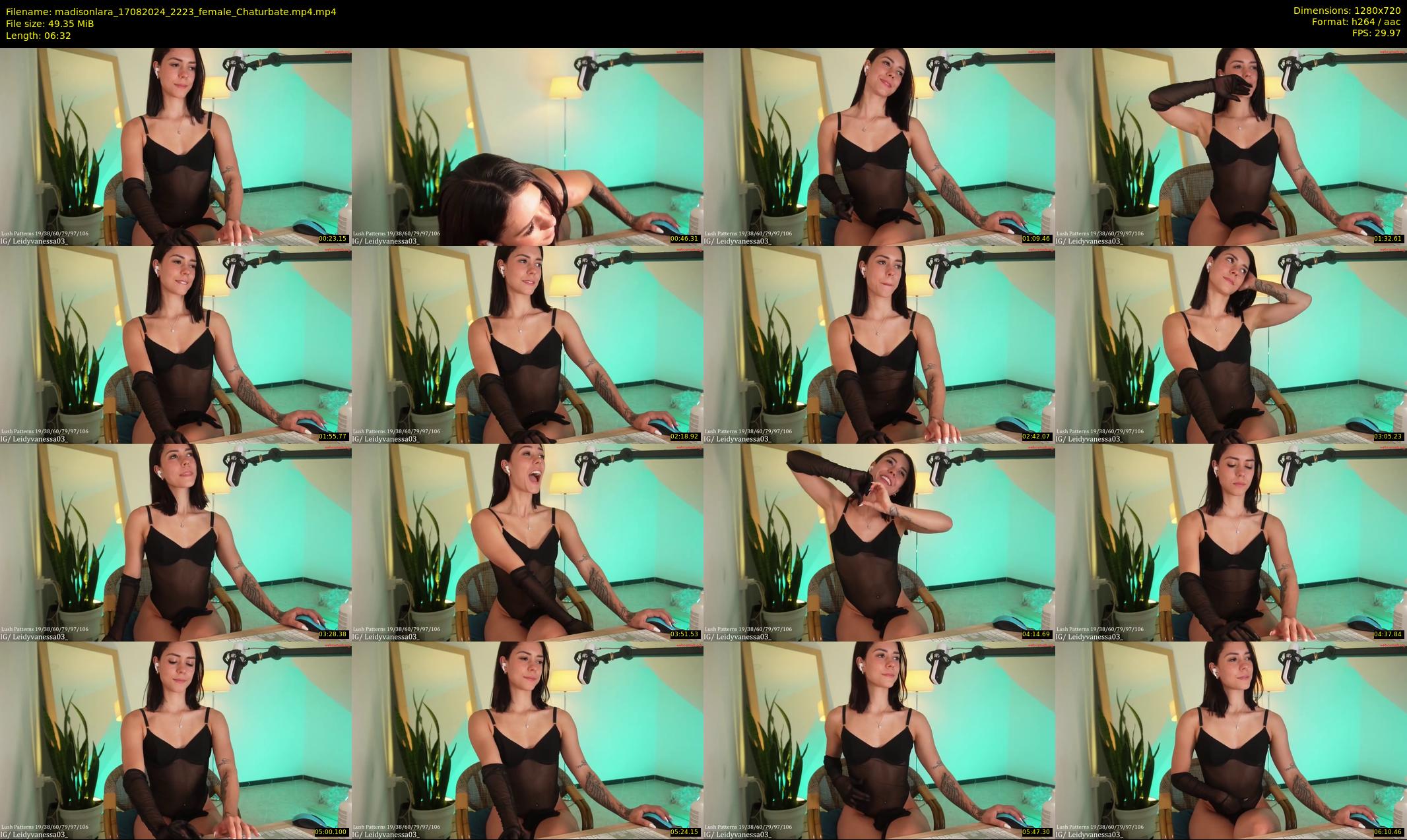 madisonlara — 7 minute Chaturbate female cam show recording, 720p, Aug 17, 2024