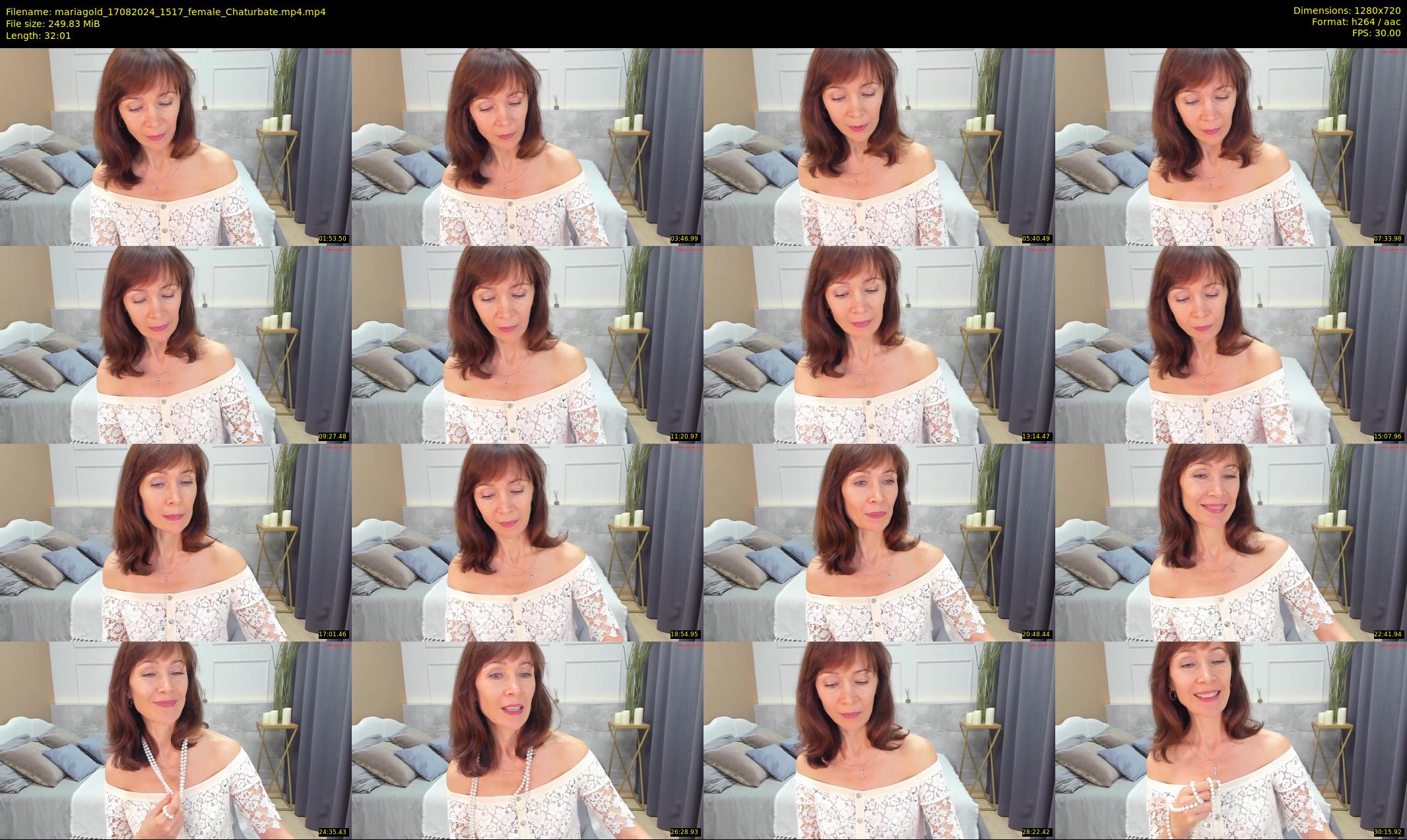 mariagold — 33 minute Chaturbate female cam show recording, 720p, Aug 17, 2024