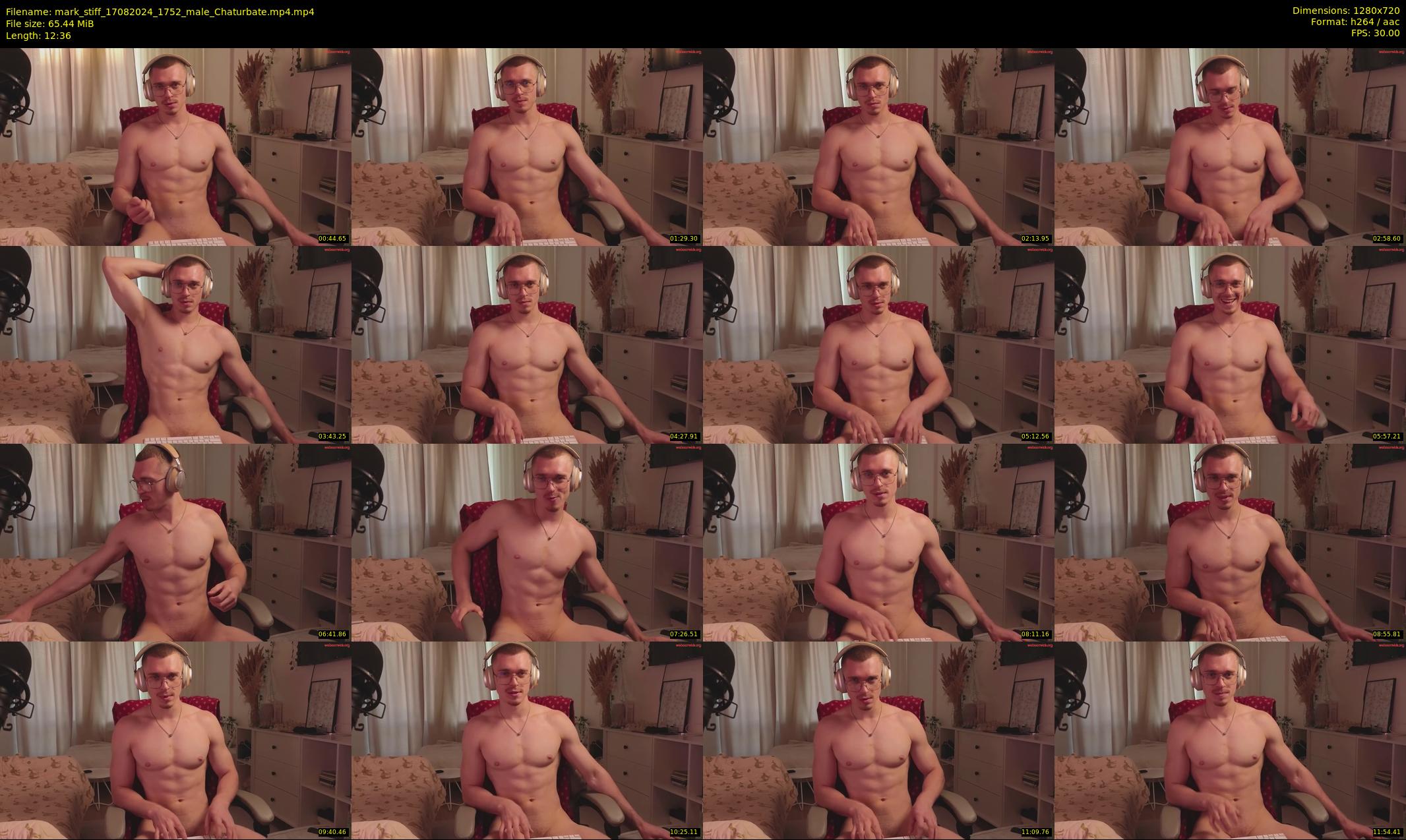 mark_stiff — 13 minute Chaturbate male cam show recording, 720p, Aug 17, 2024