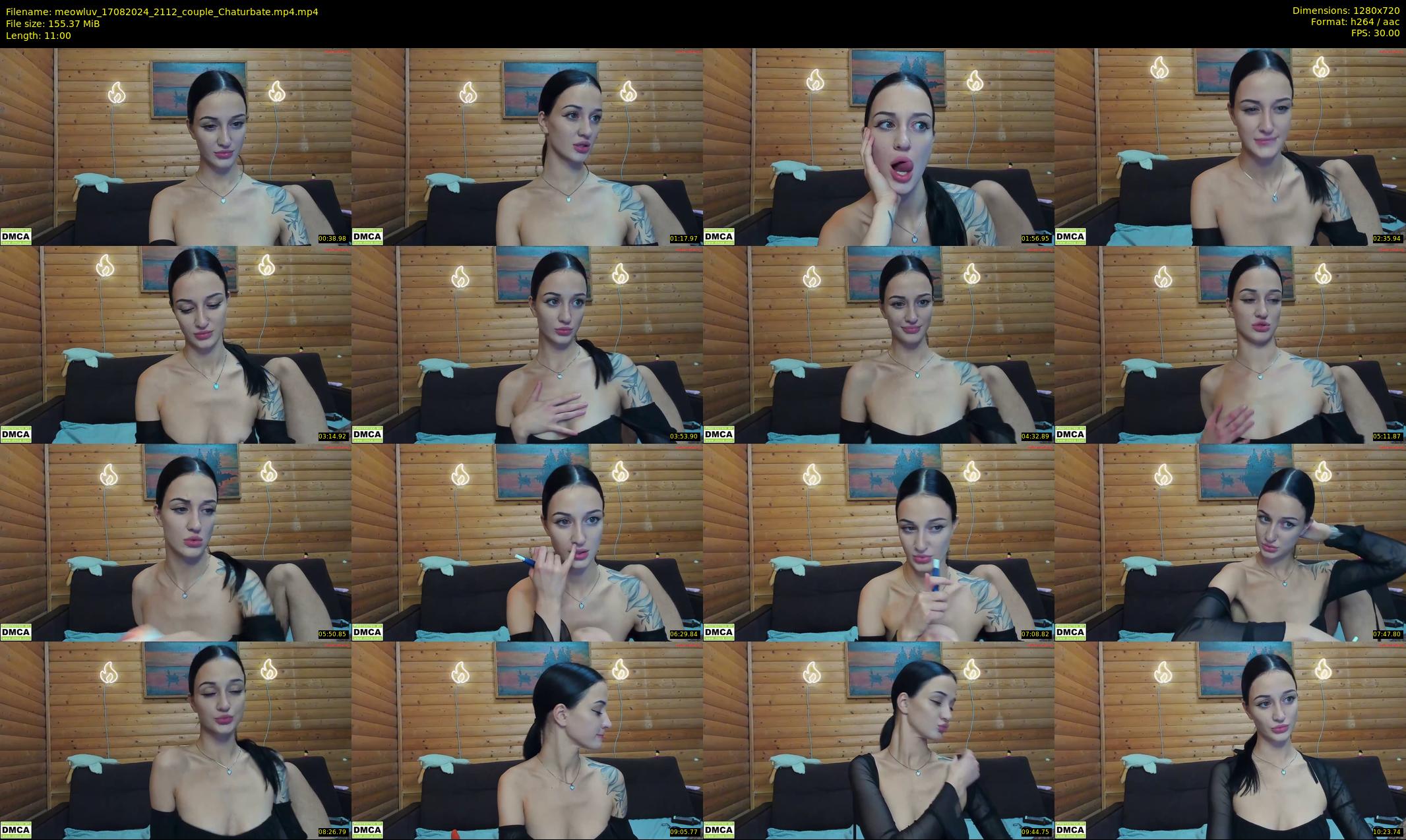 meowluv — 11 minute Chaturbate couple cam show recording, 720p, Aug 17, 2024